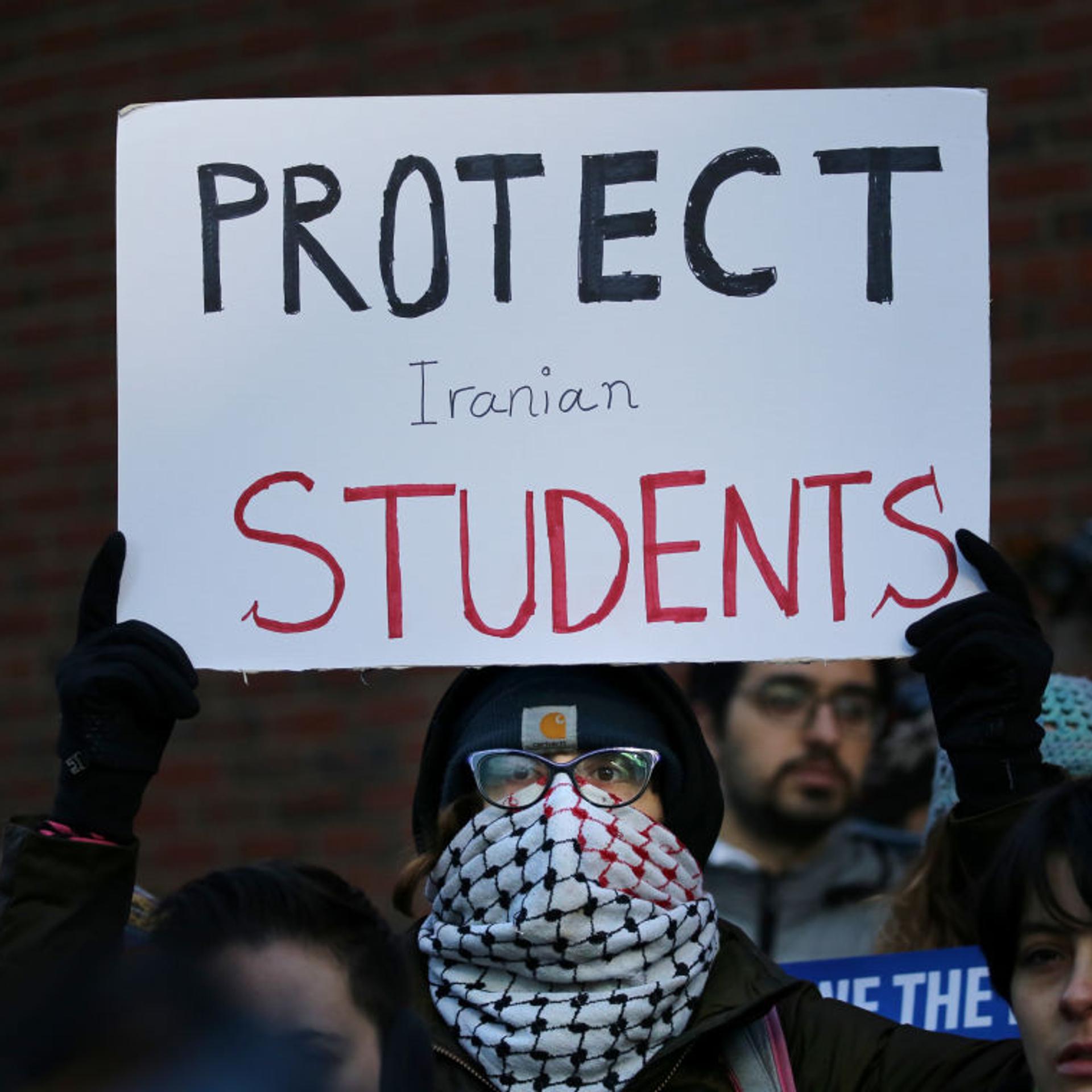 Rally in Support of Iranian Students