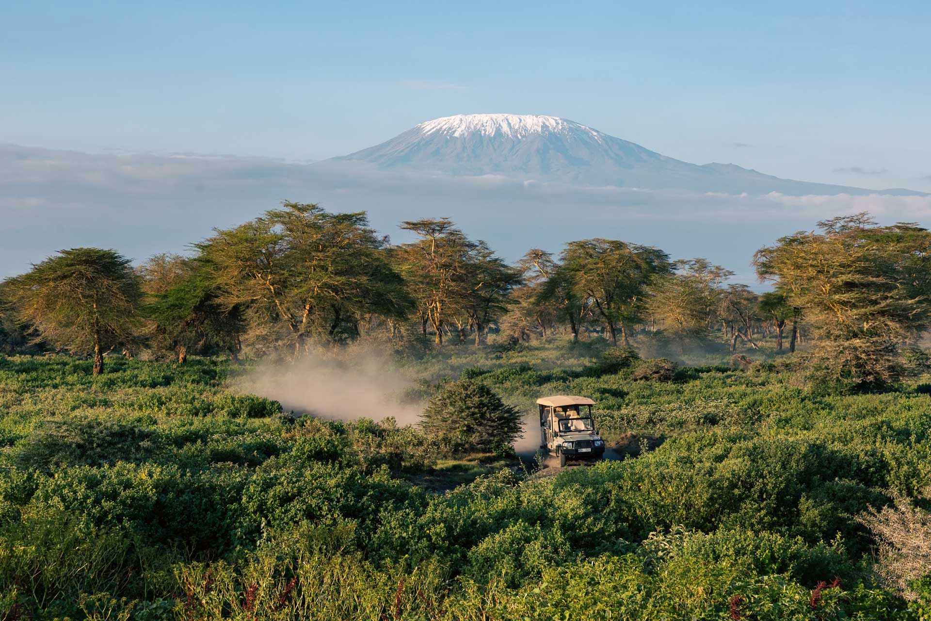 Angama Amboseli, with Mount Kilimanjaro in the distance