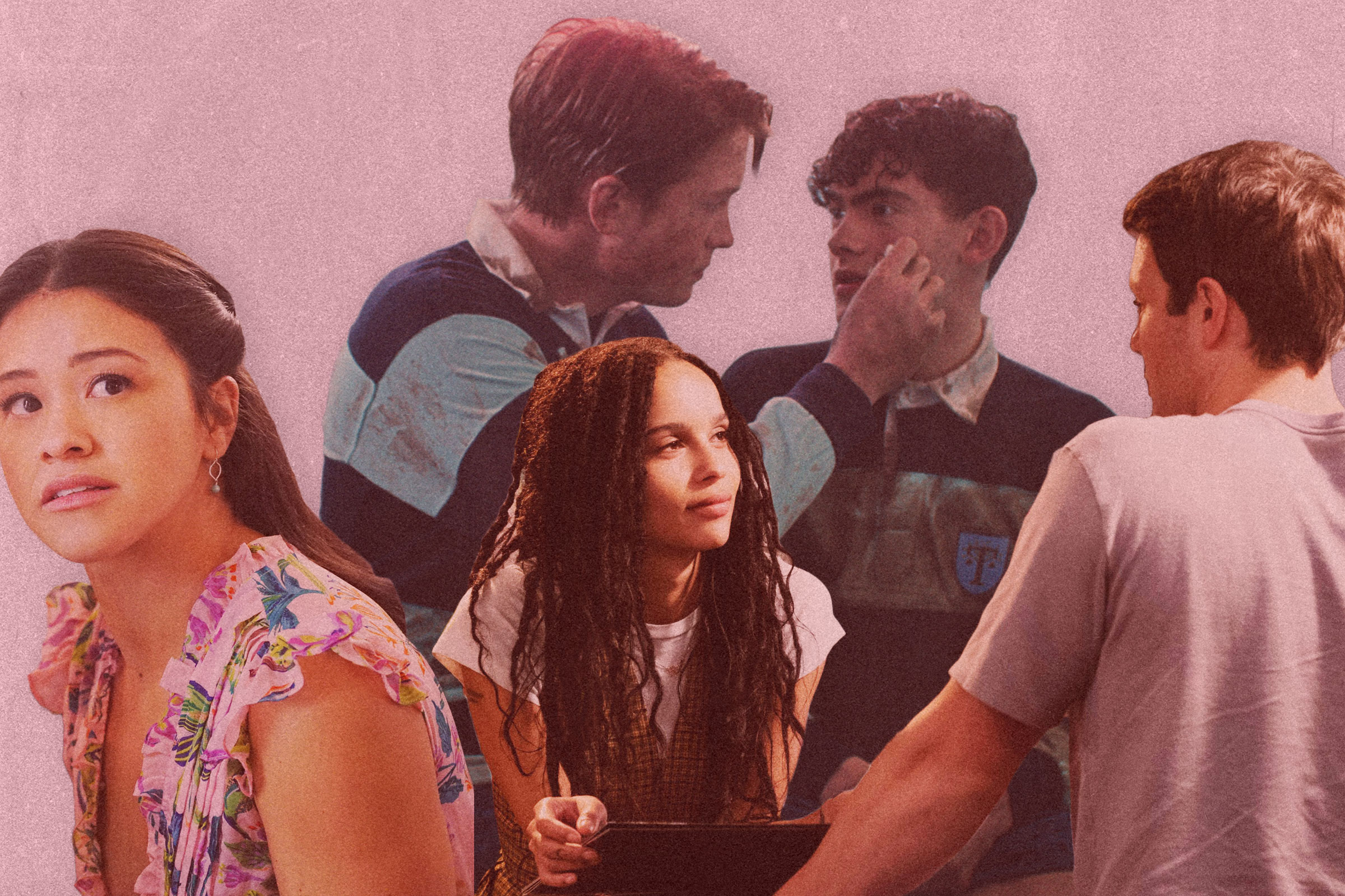Gina Rodriguez in <em>Jane the Virgin</em>; Kit Connor and Joe Locke in <em>Heartstopper</em>; Zoe Kravitz and Jake Lacy in <em>High Fidelity</em>