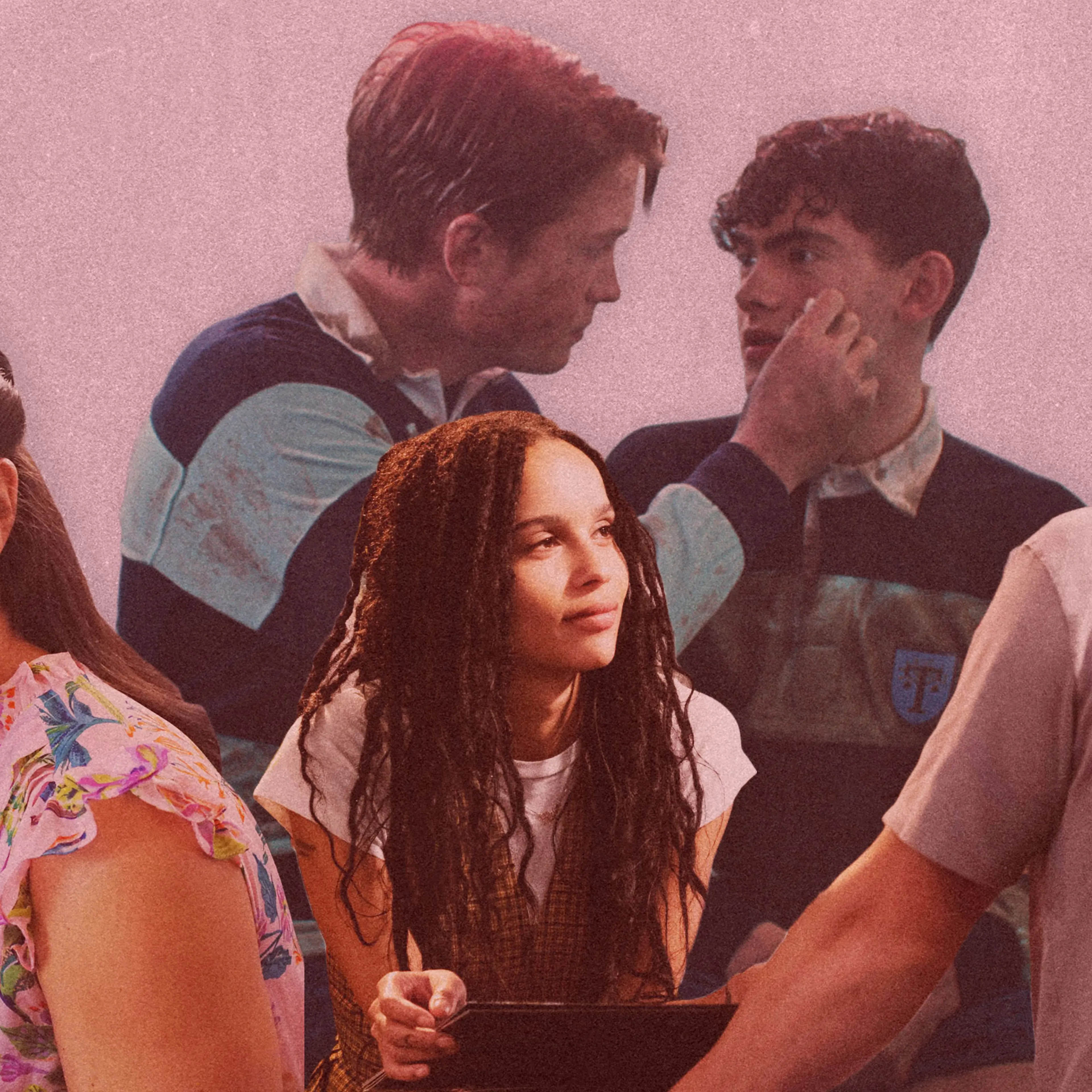 Gina Rodriguez in <em>Jane the Virgin</em>; Kit Connor and Joe Locke in <em>Heartstopper</em>; Zoe Kravitz and Jake Lacy in <em>High Fidelity</em>