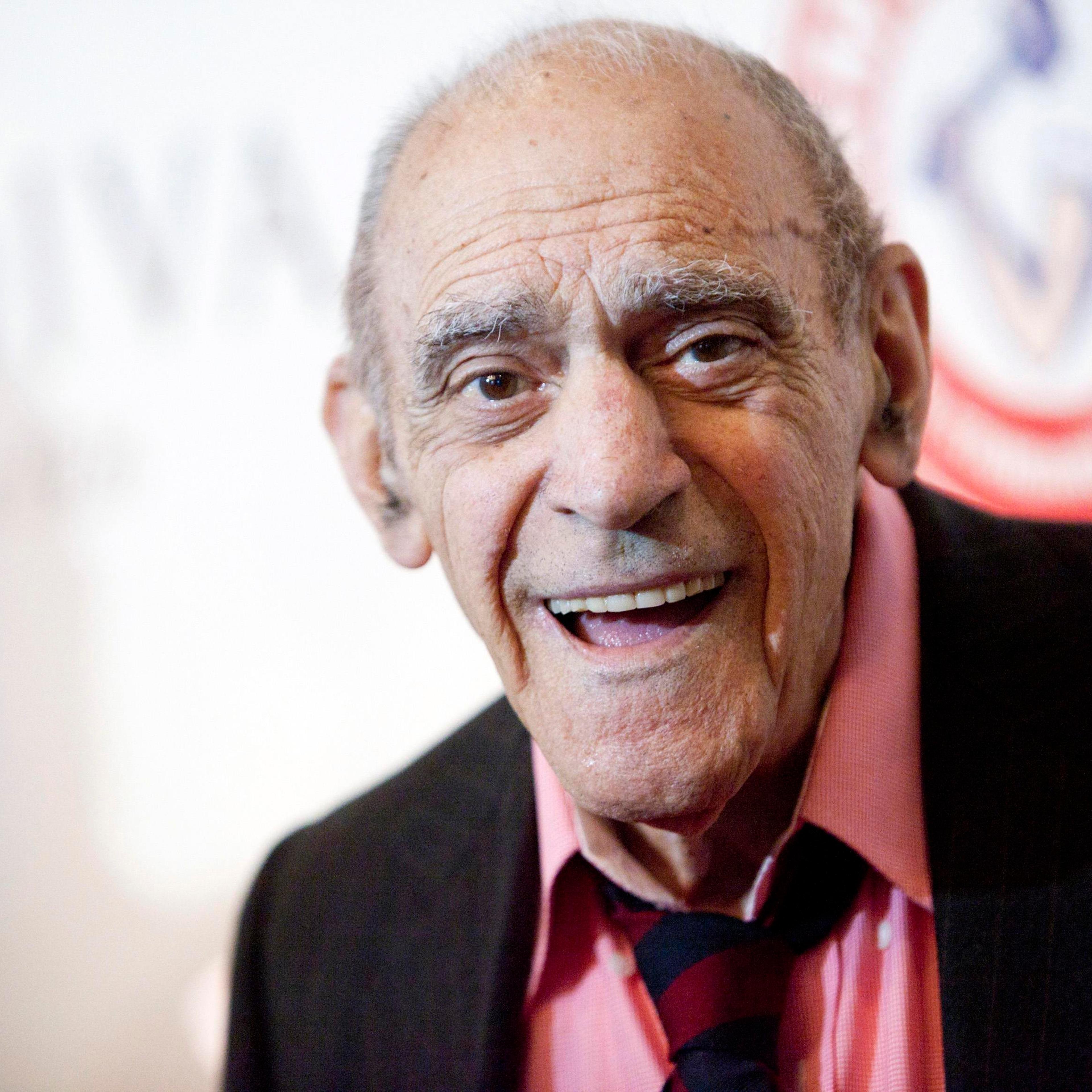 Actor Abe Vigoda smiles as he attends the Friars Club Roast of Betty White in New York in this file photo