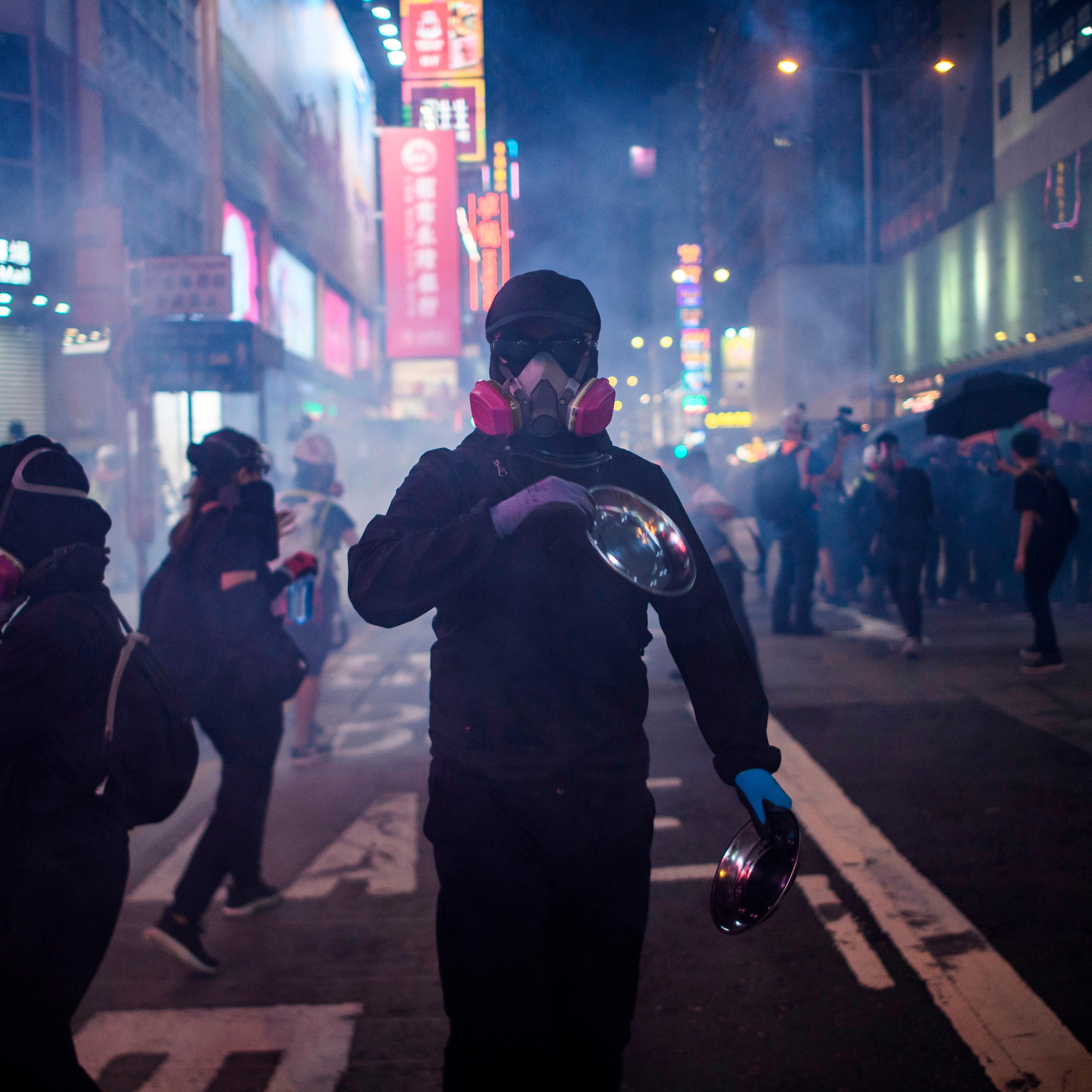 HONG KONG-CHINA-POLITICS-UNREST-CRIME