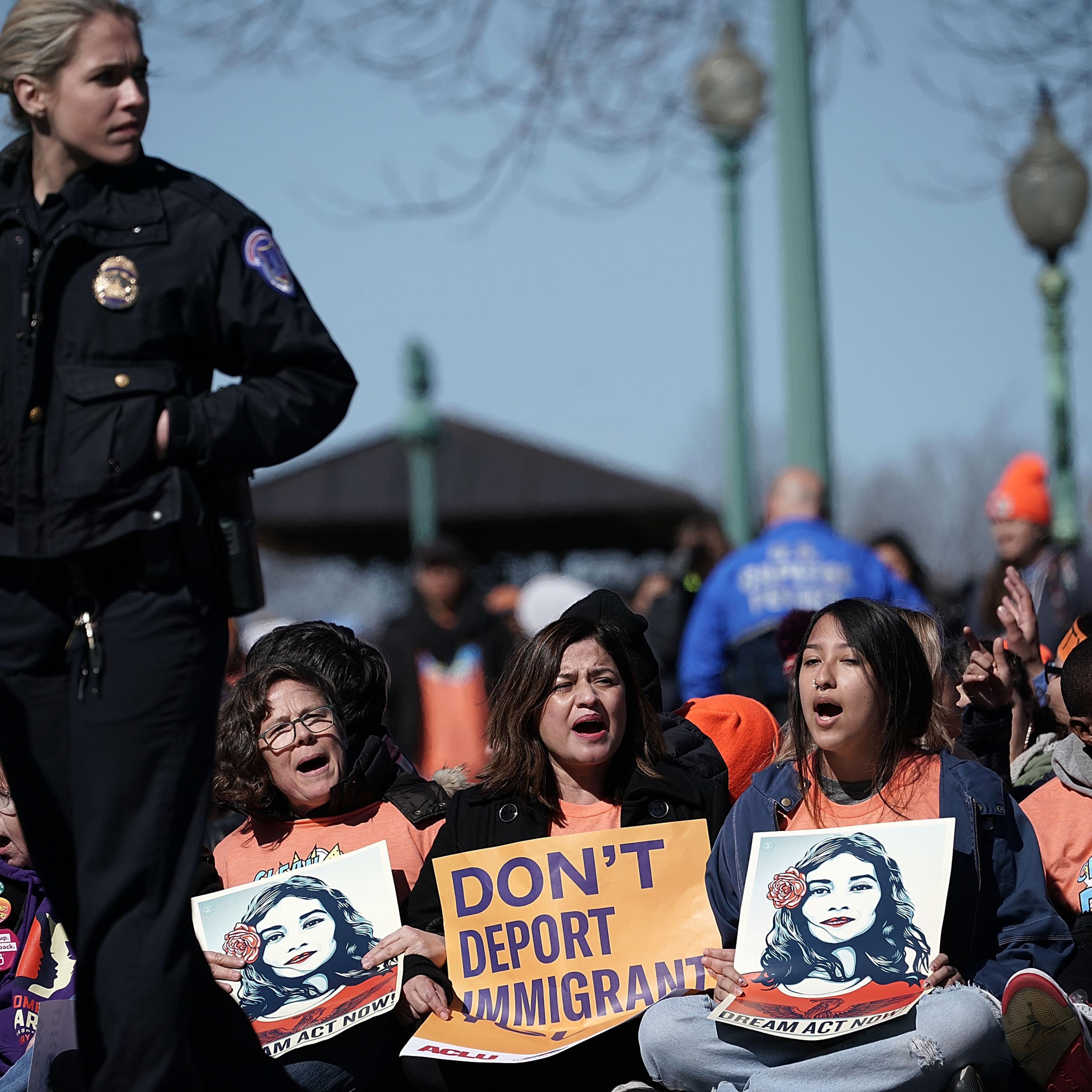 DACA Protestors Rally At U.S. Capitol For Action For DREAMers