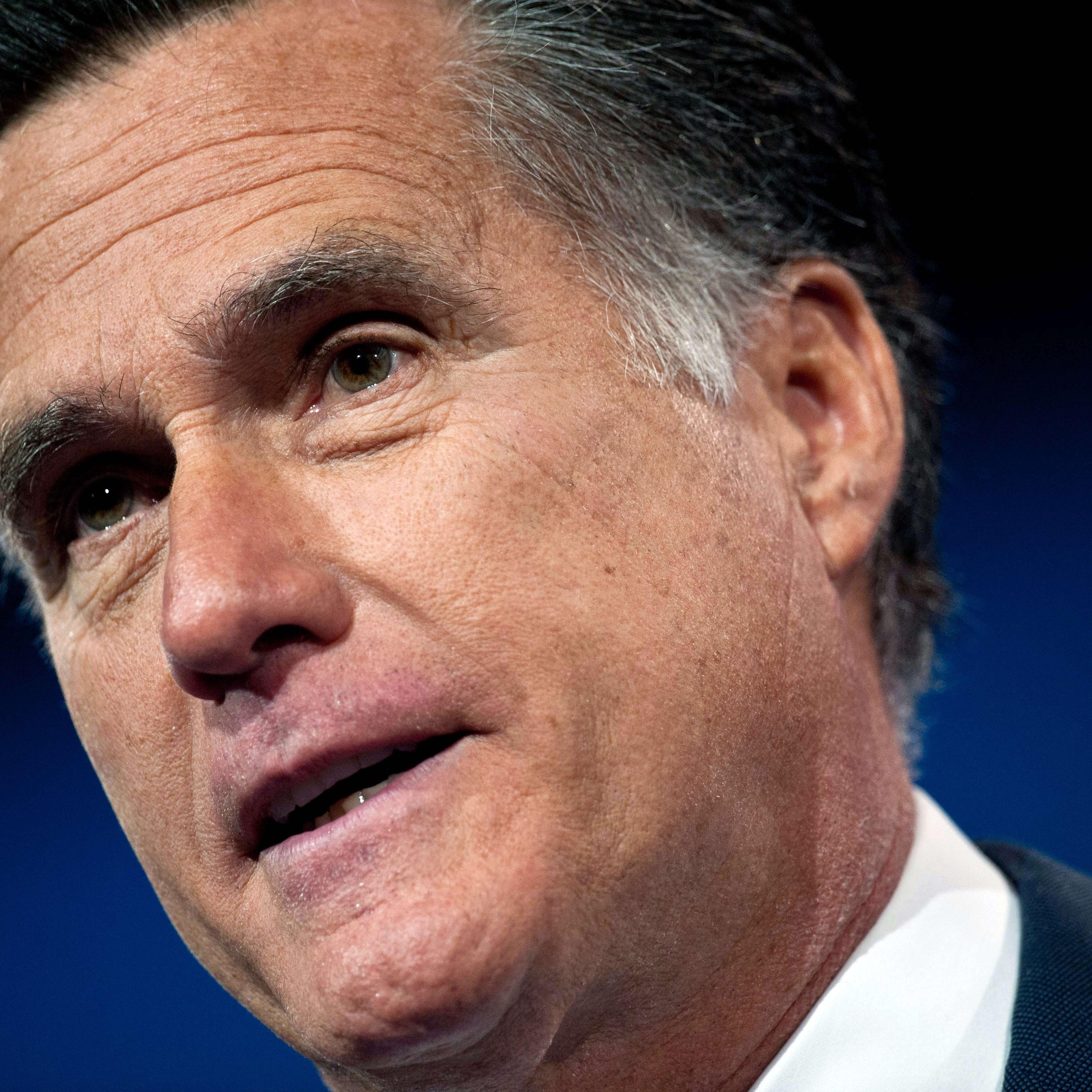 Former Republican presidential candidate Mitt Romney at the Conservative Political Action Conference (CPAC) in National Harbor, Maryland in 2013.