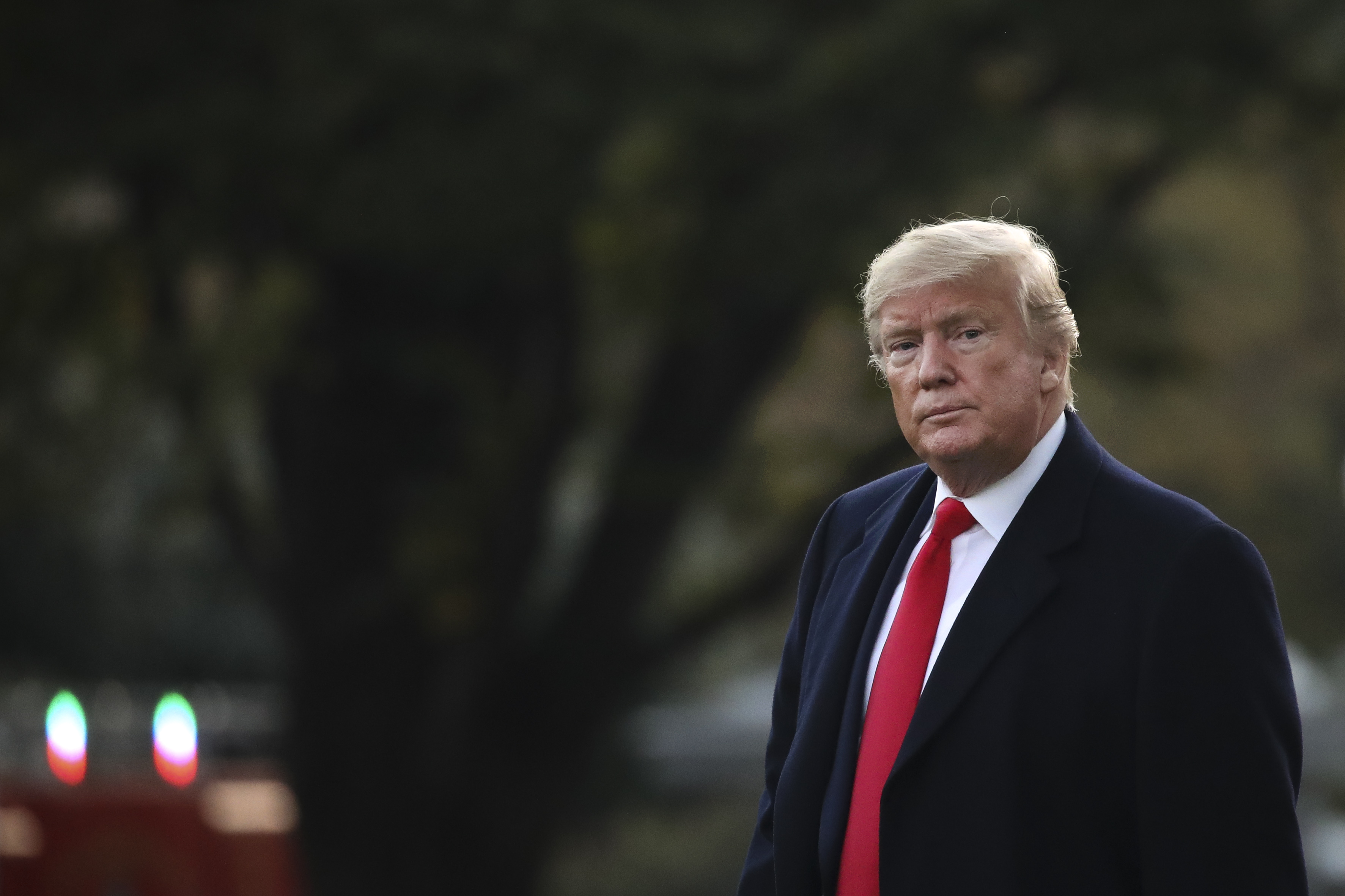 President Trump Departs White House For Campaign Rally In Louisiana
