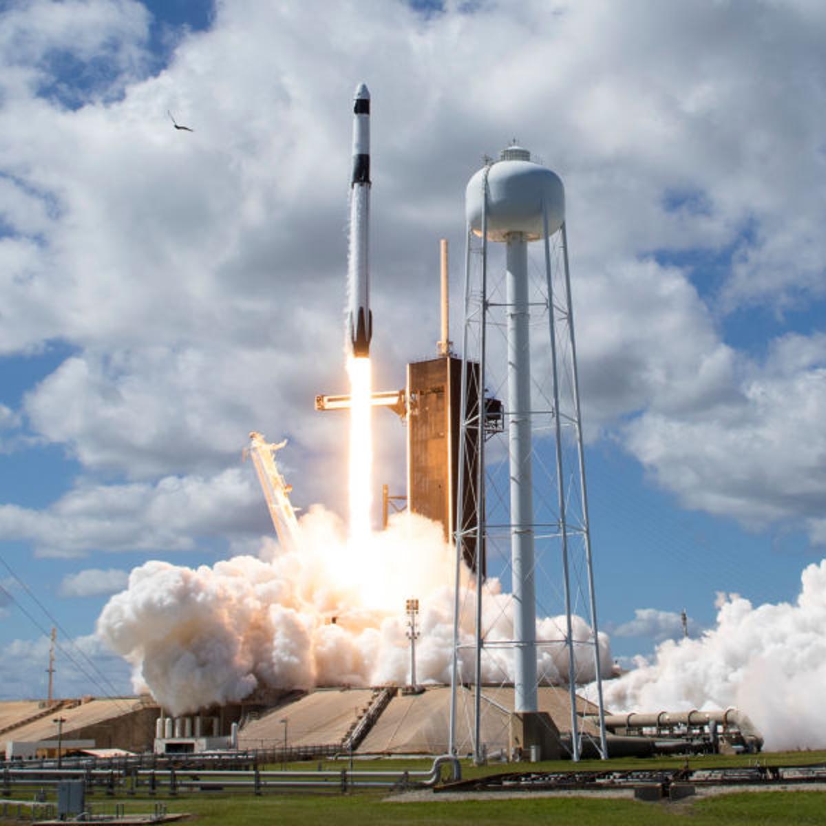 SpaceX Crewed Mission Launches To International Space Station