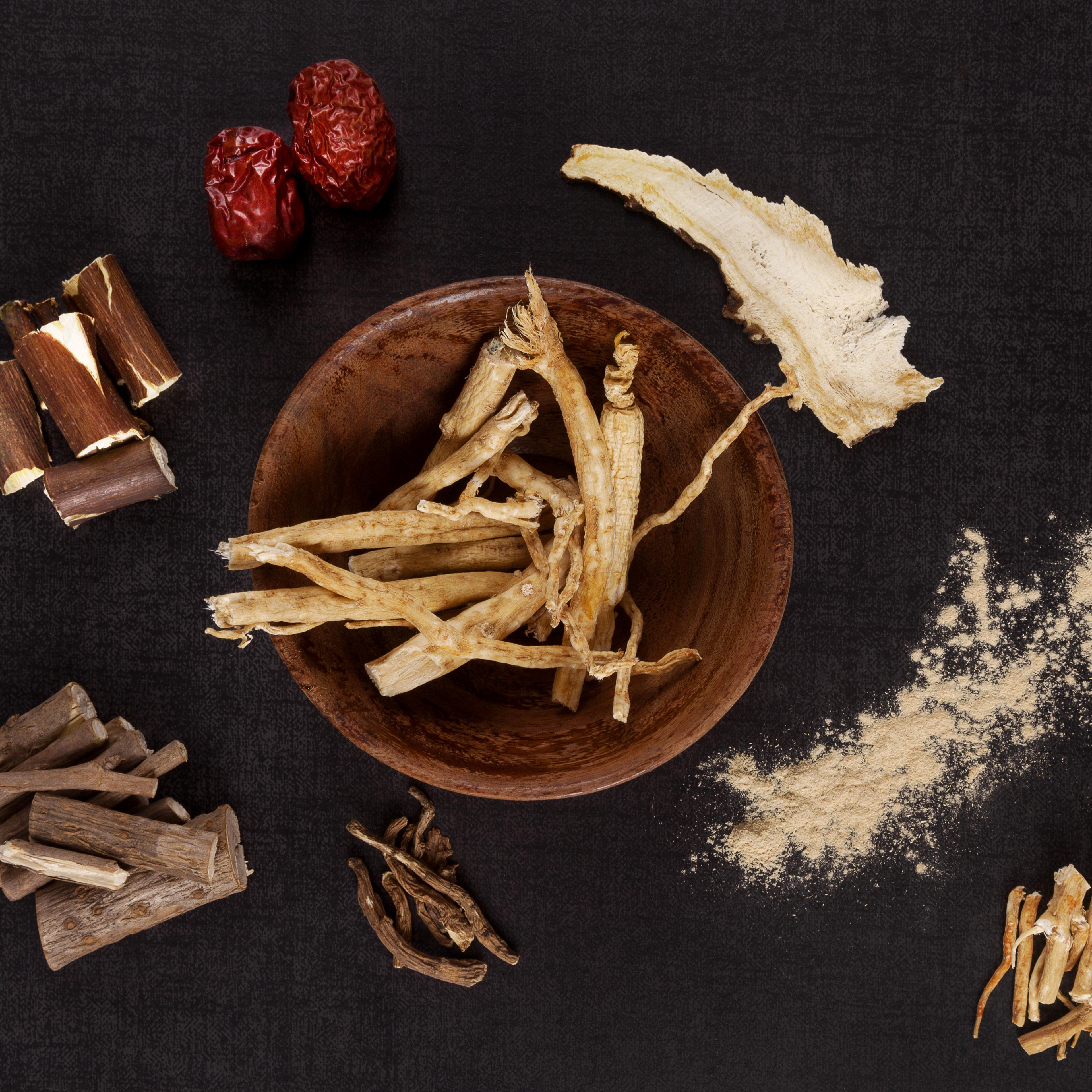 Traditional medical herbs.