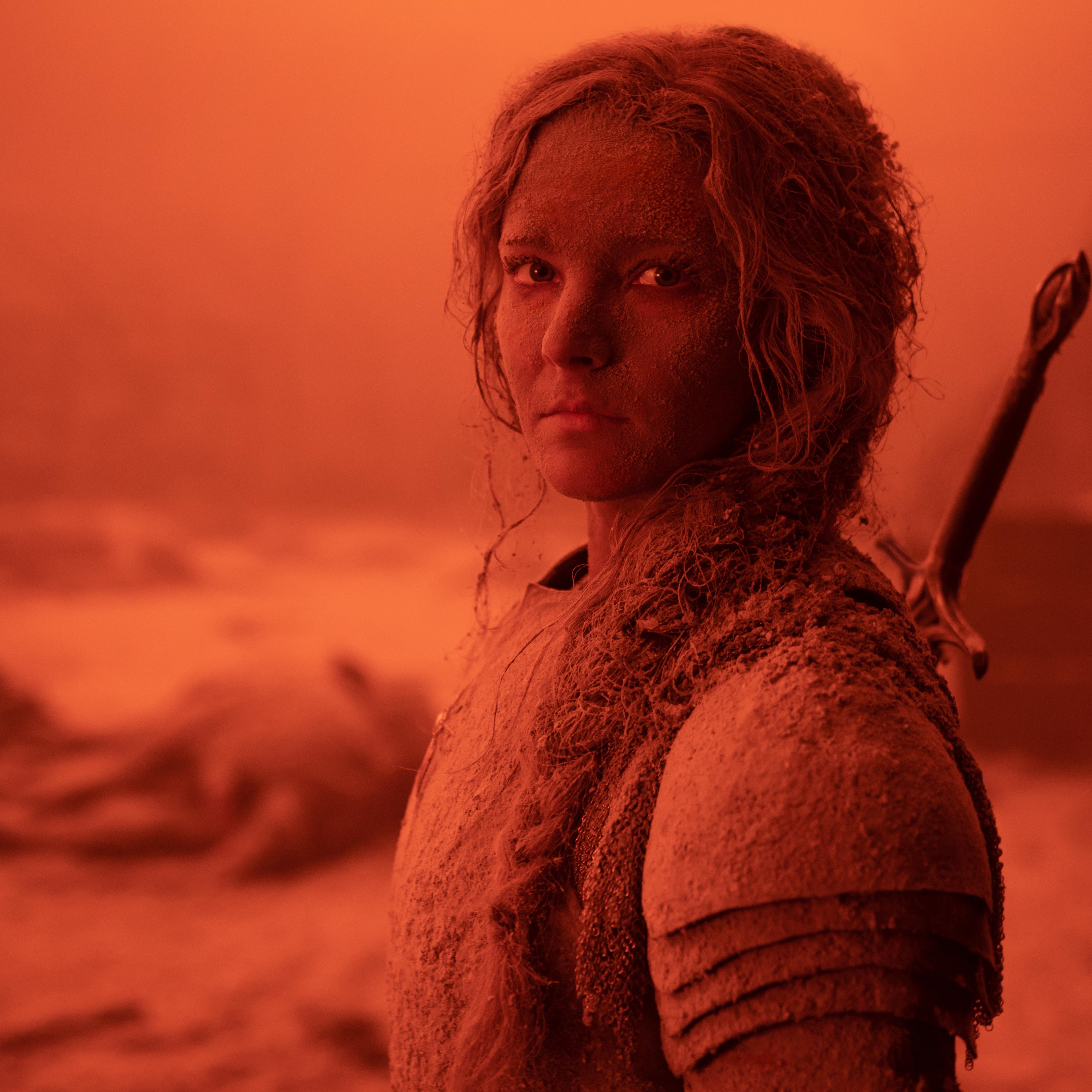Morfydd Clark as Galadriel in <i>The Rings of Power</i>