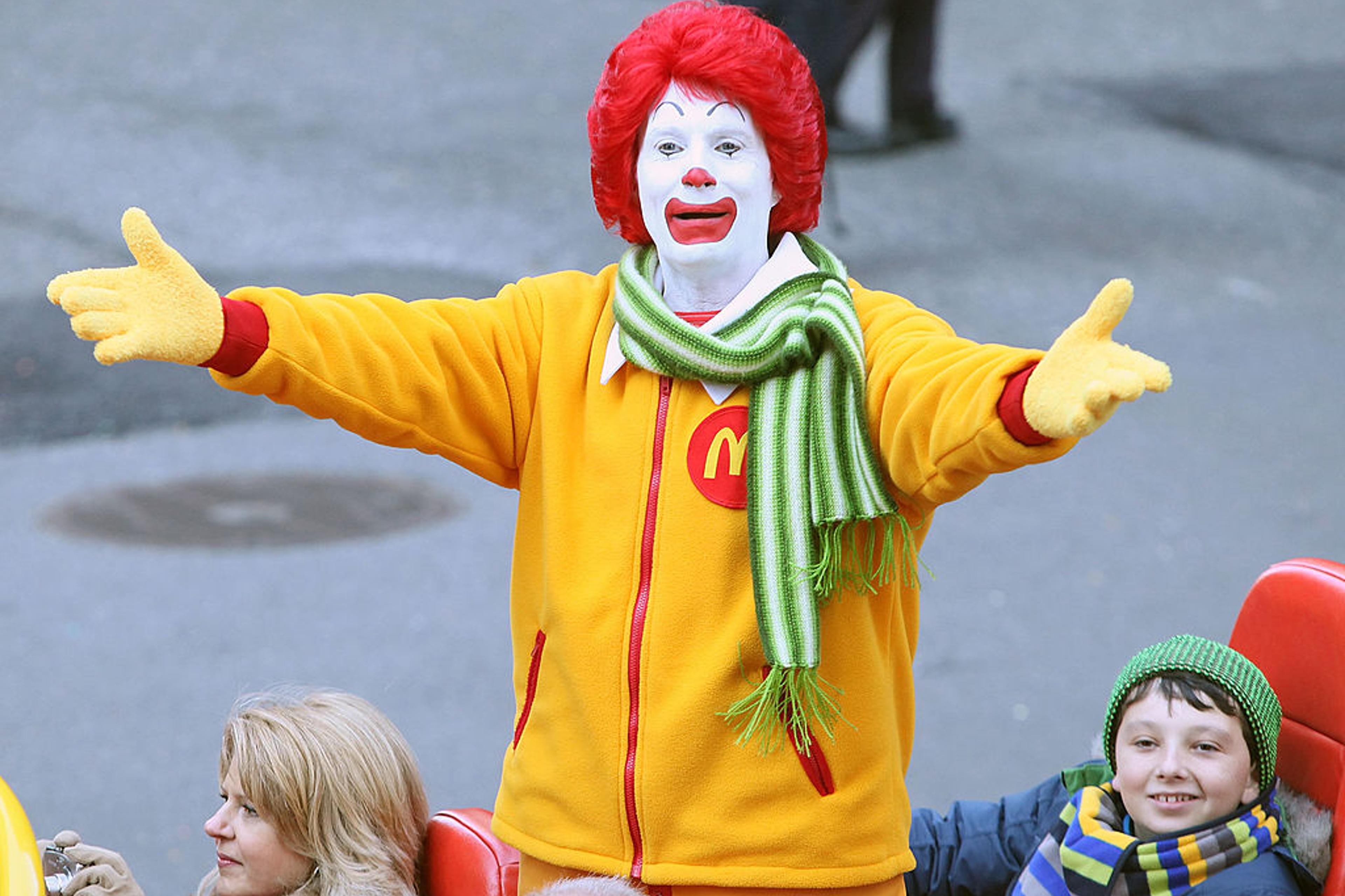 Ronald McDonald attends the 85th annual Macy's Thanksgiving Day Parade on Nov. 24, 2011 in New York City.