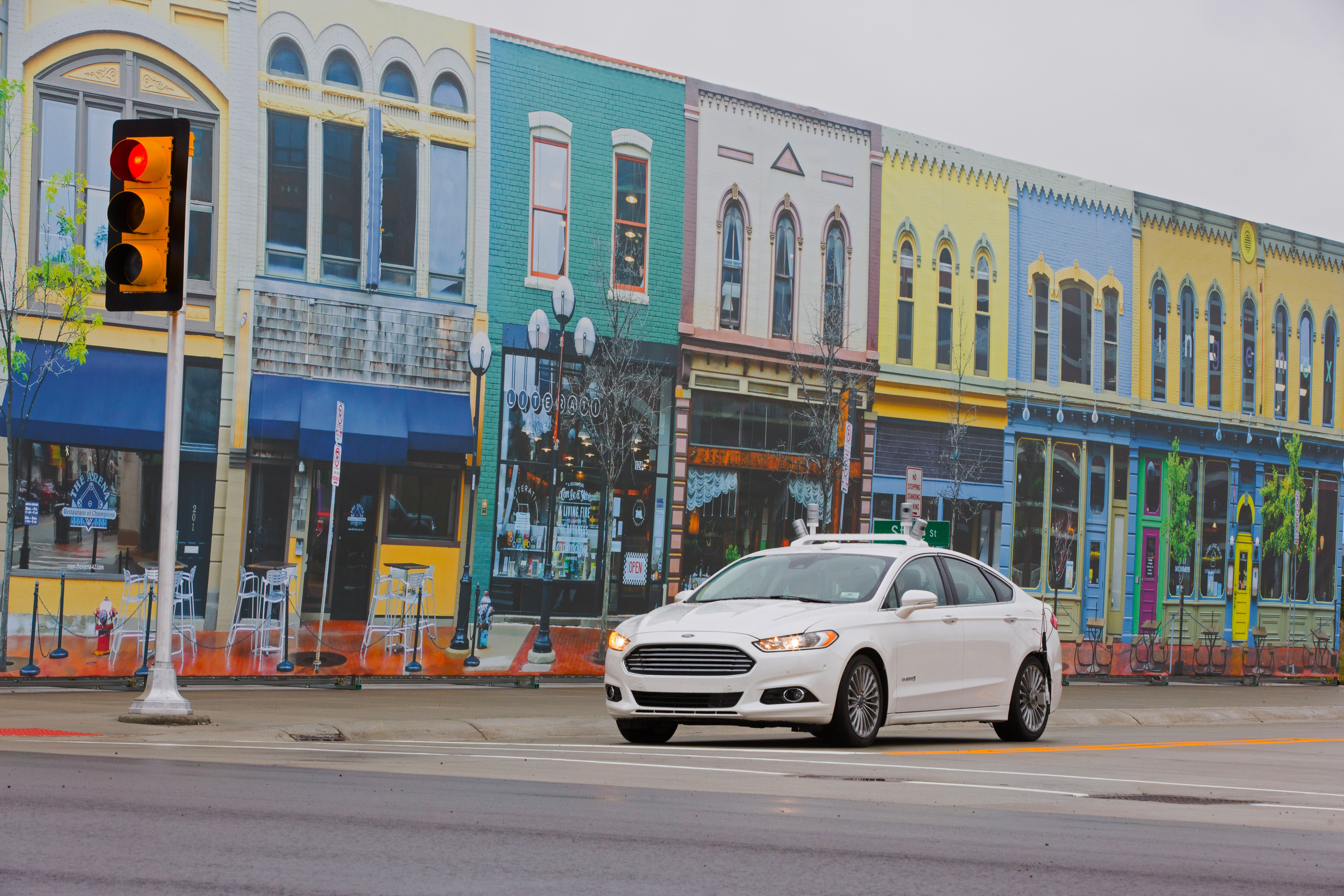 Fusion Hybrid Research Vehicle at Mcity