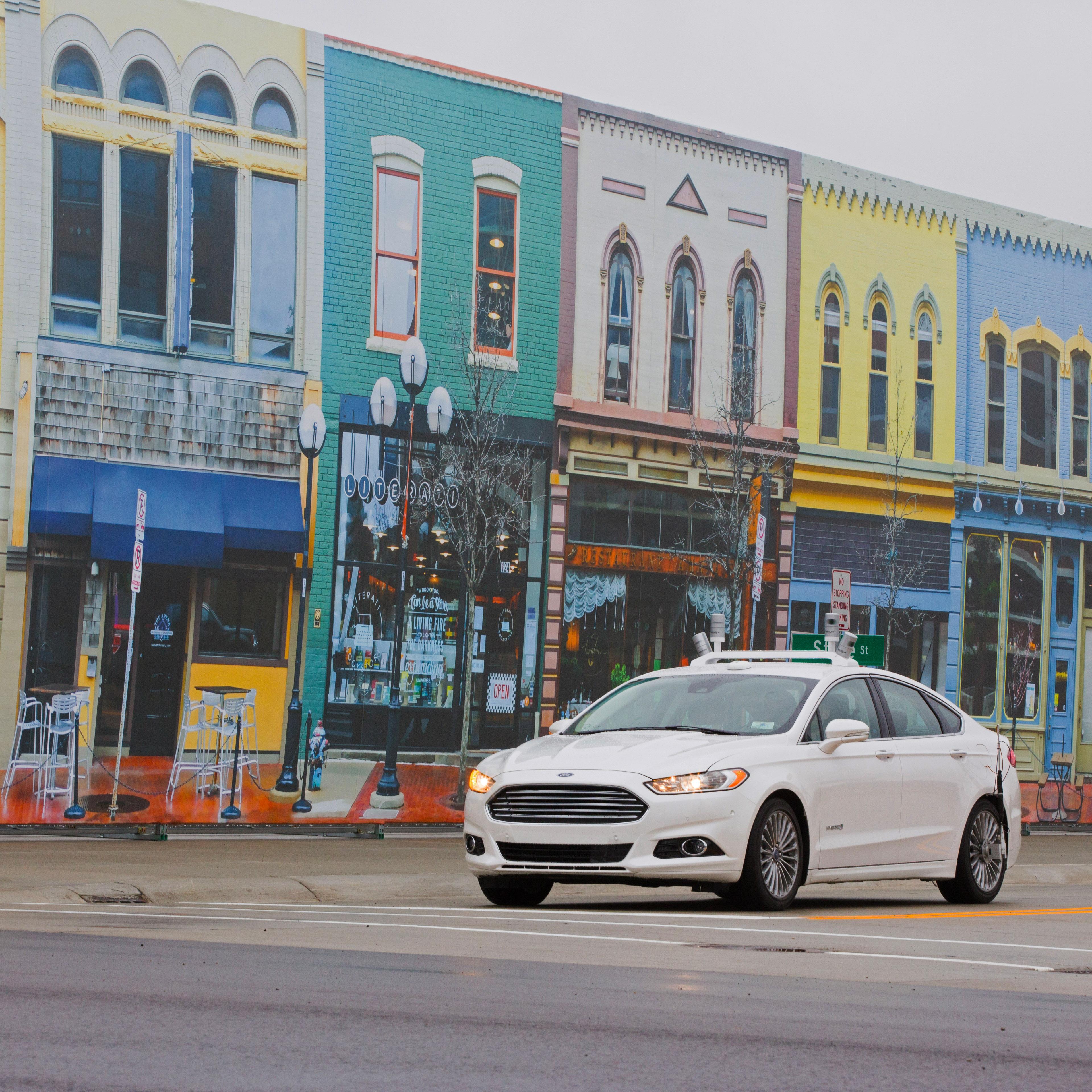 Fusion Hybrid Research Vehicle at Mcity