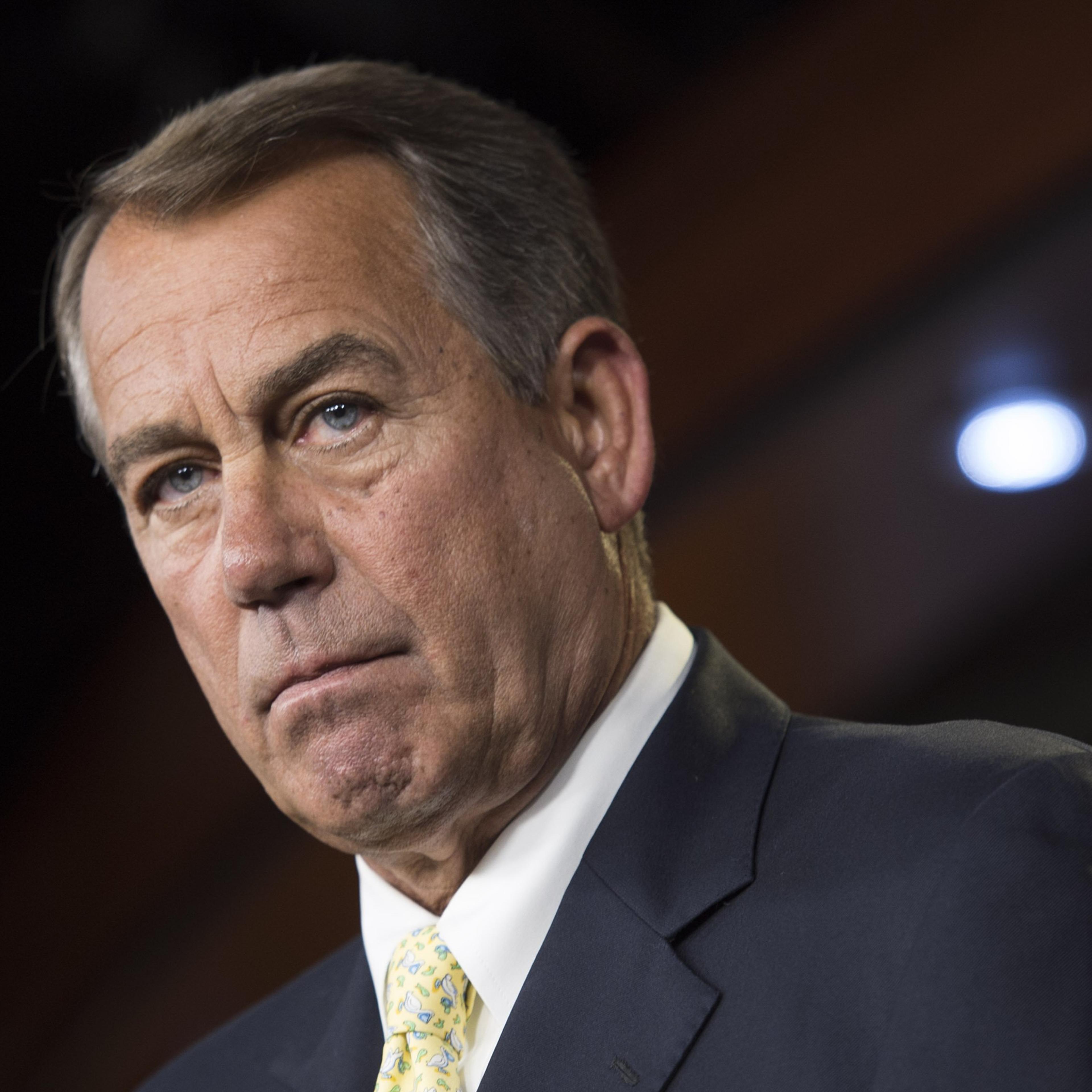 SPEAKER OF THE HOUSE JOHN BOEHNER IN WASHINGTON, D.C.