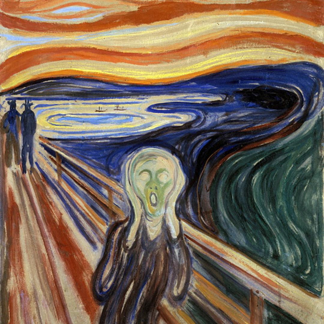 'The Scream' by Edvard Munch (1863-1944).