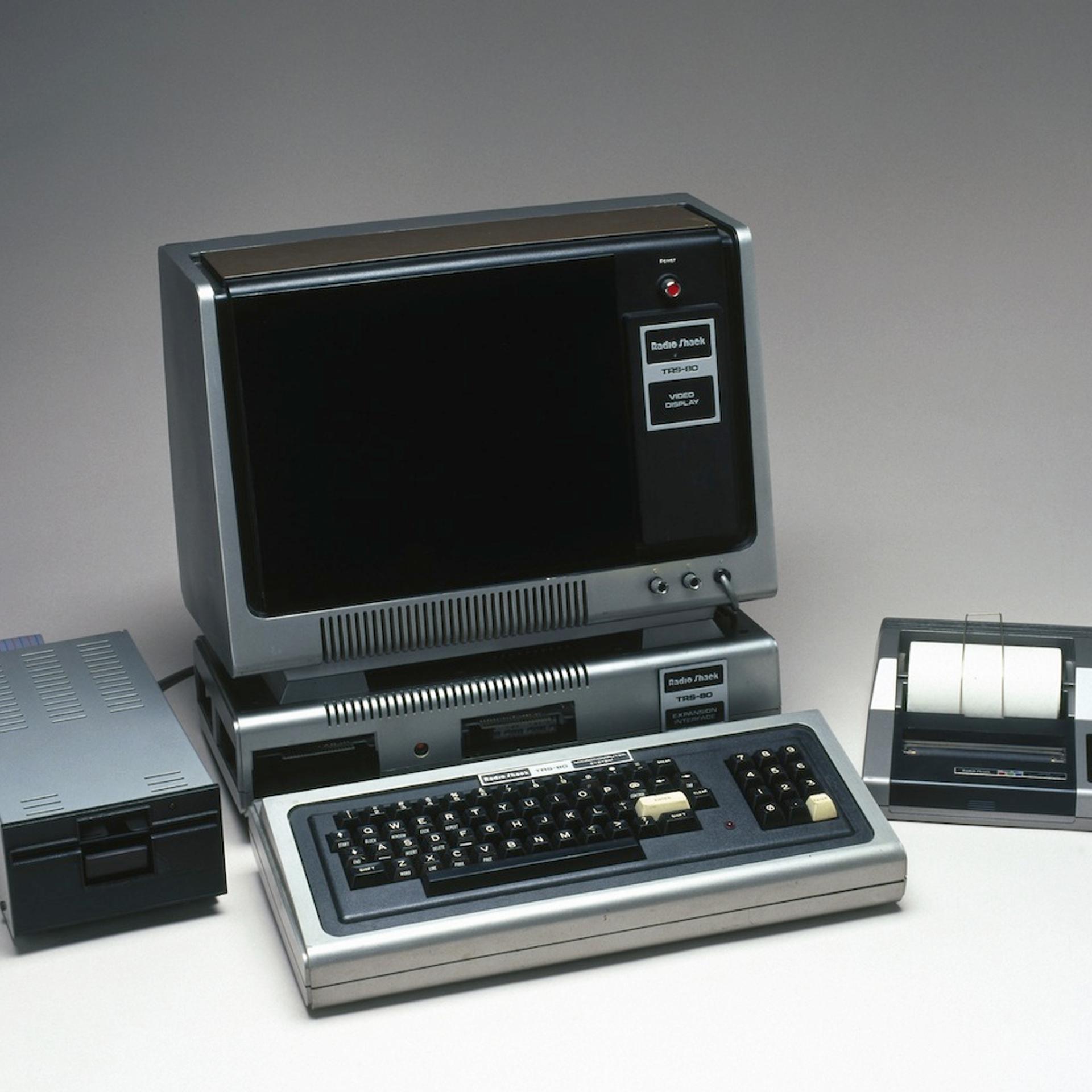Tandy Radio Shack TRS 80 I personal computer, 1980.