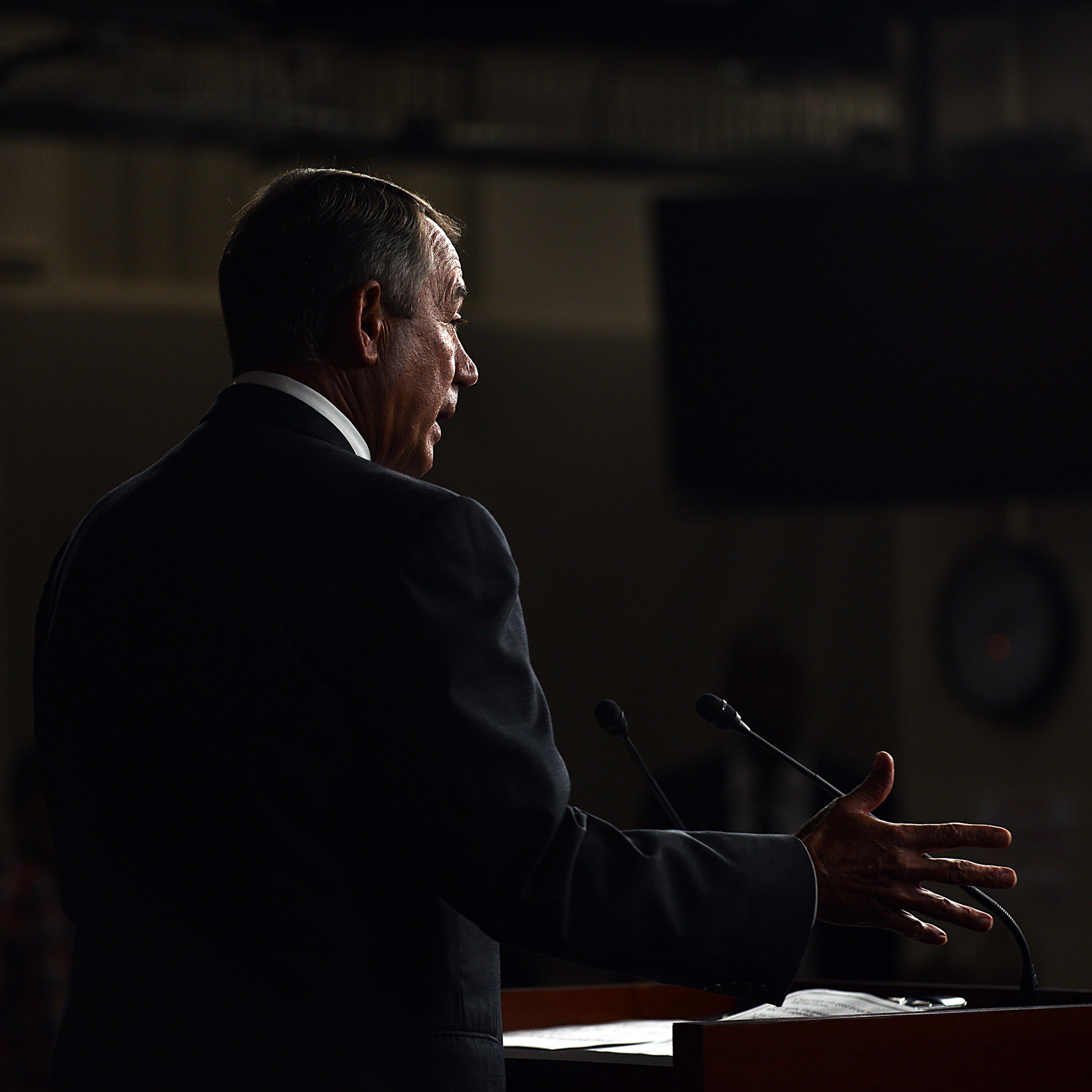 House Speaker John Boehner Announces His Resignation At The Capitol