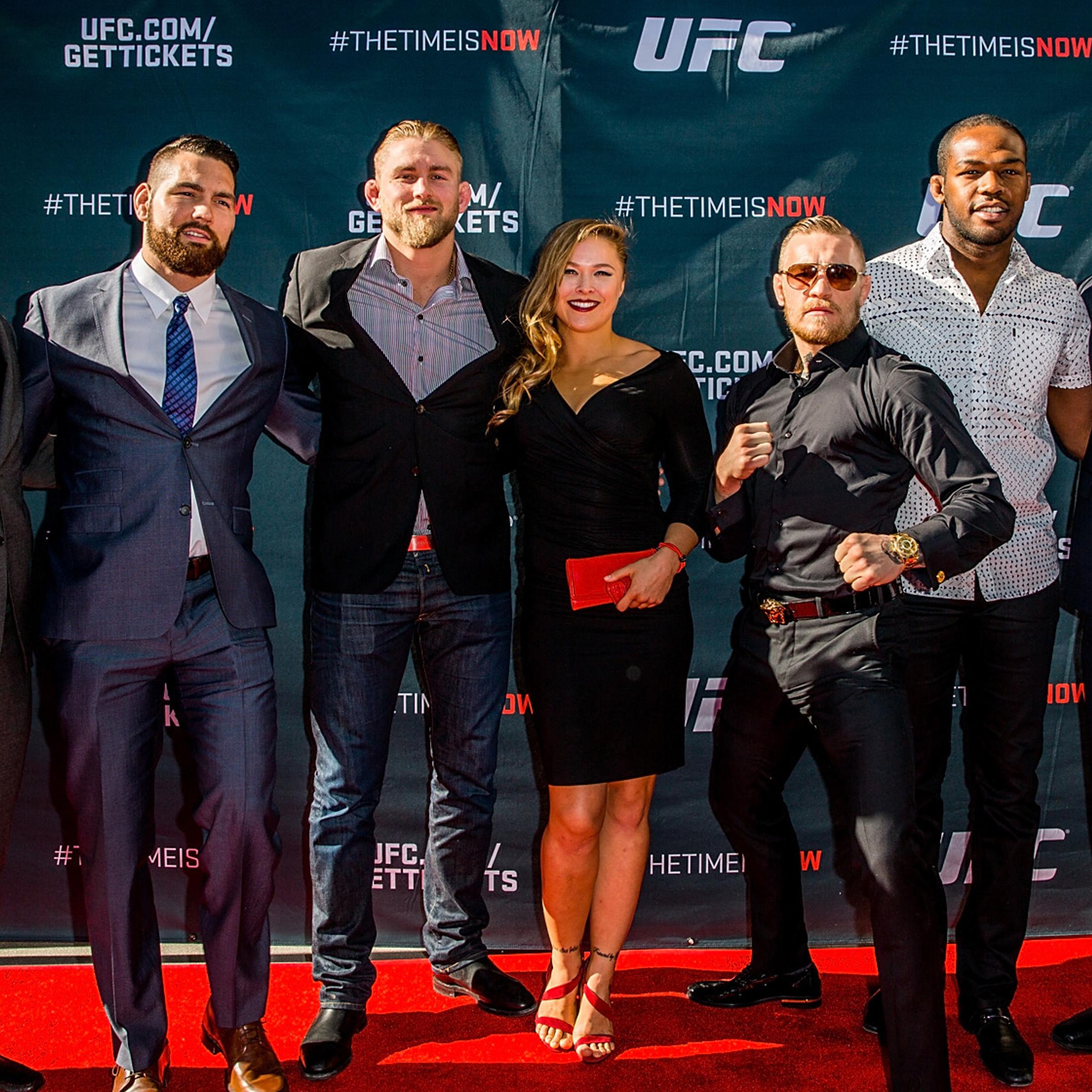 Ronda Rousey and Conor McGregor