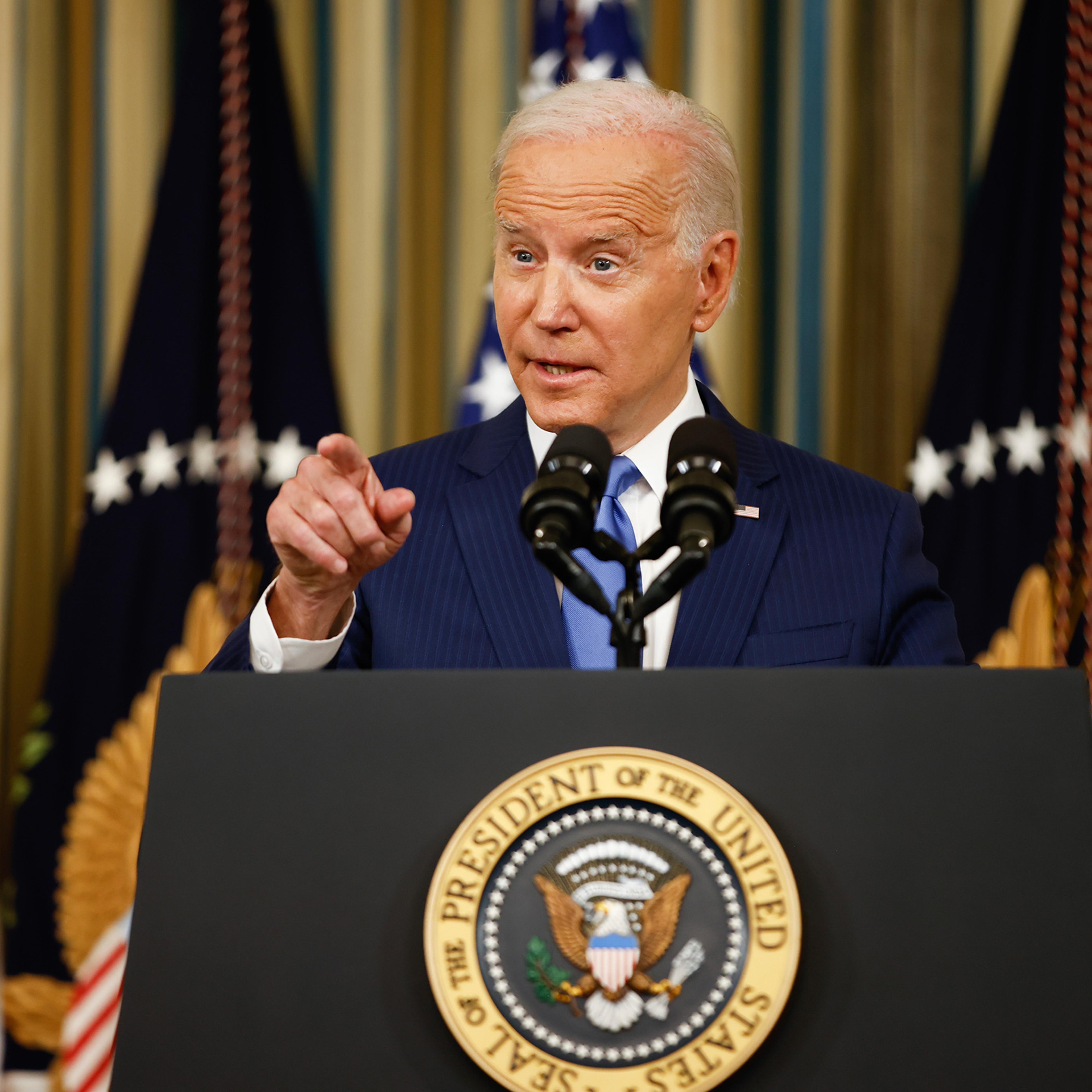 President Joe Biden delivers remarks at the White House in Washington, D.C., on Nov. 9, 2022.