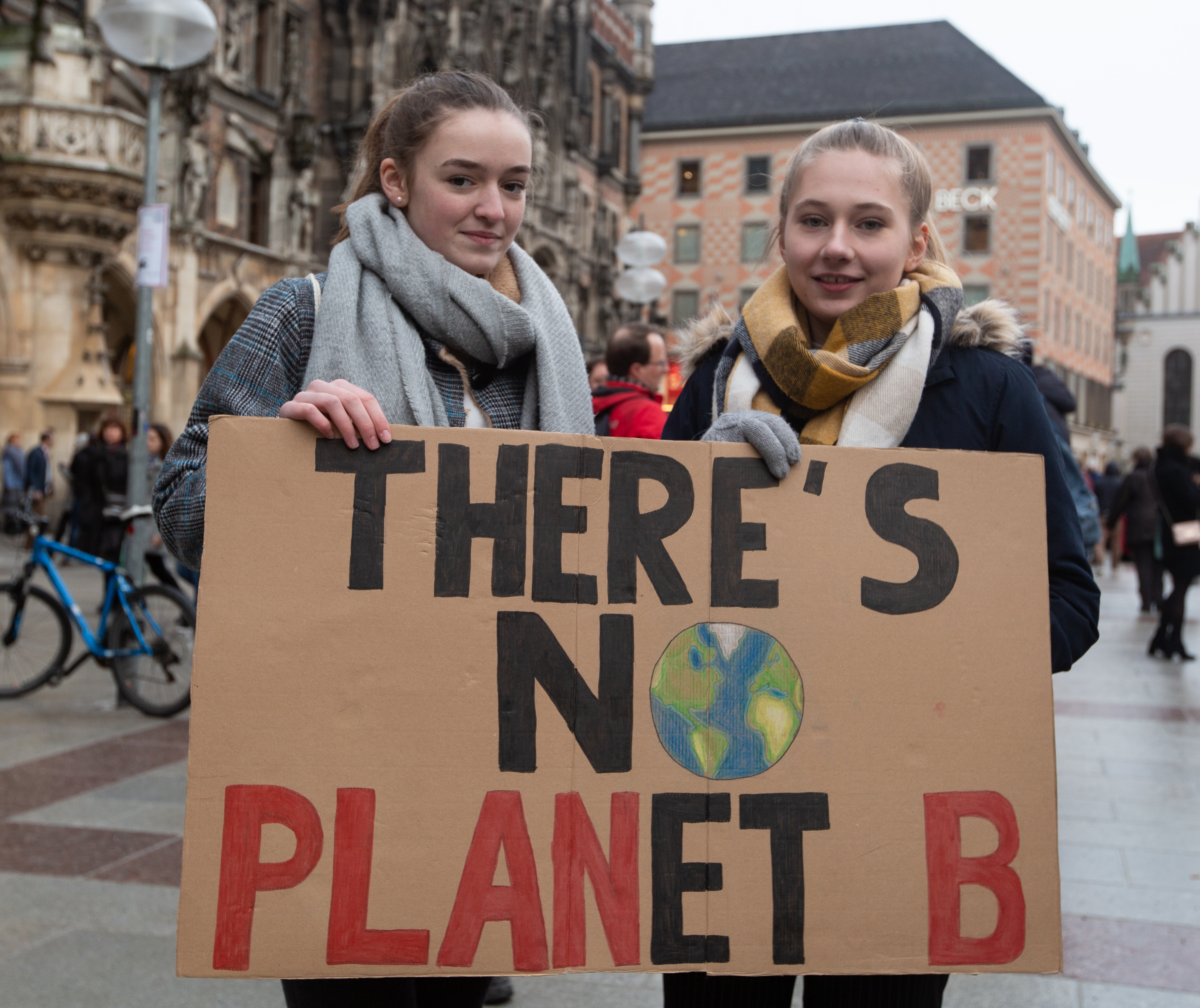 Protest For The Protection Of The Climate And Of The Environment