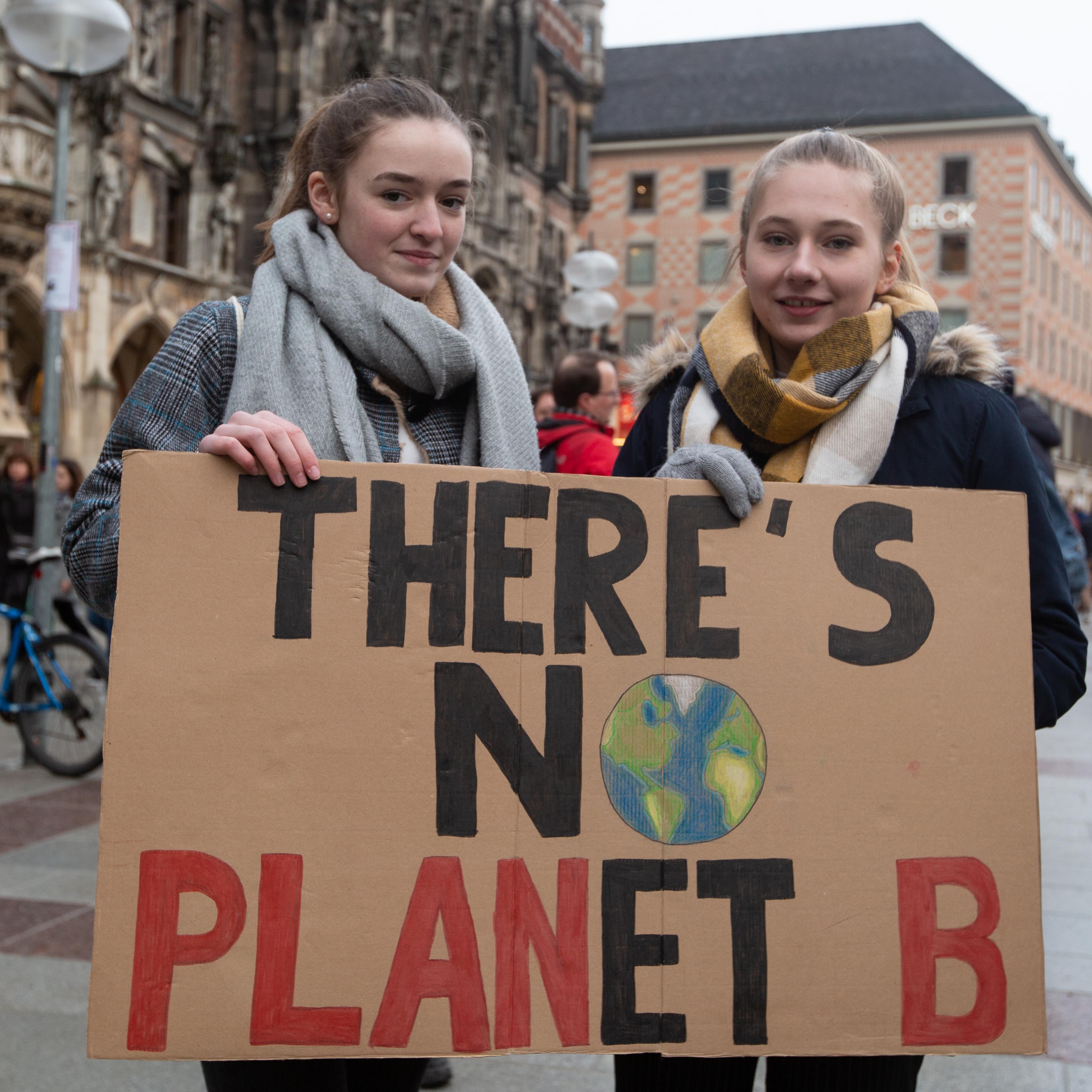Protest For The Protection Of The Climate And Of The Environment