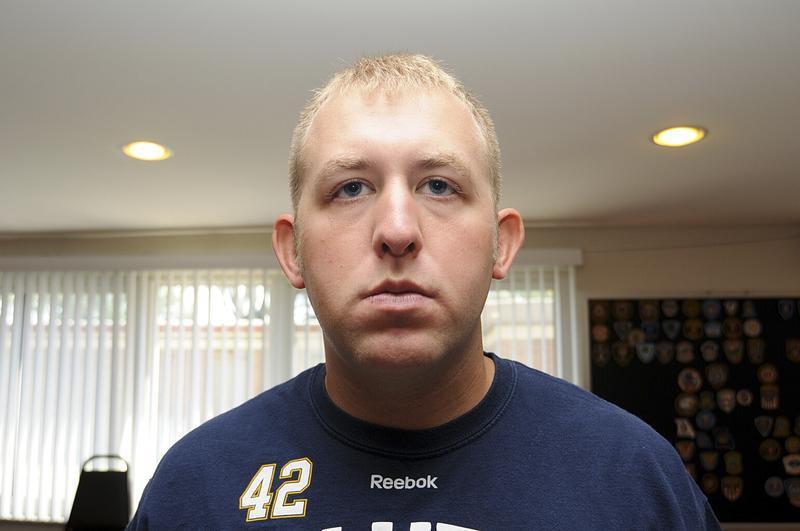 St. Louis County Prosecutor's Office undated evidence photo from August 9 Ferguson Police shooting of Michael Brown in Ferguson, Missouri shows officer Darren Wilson