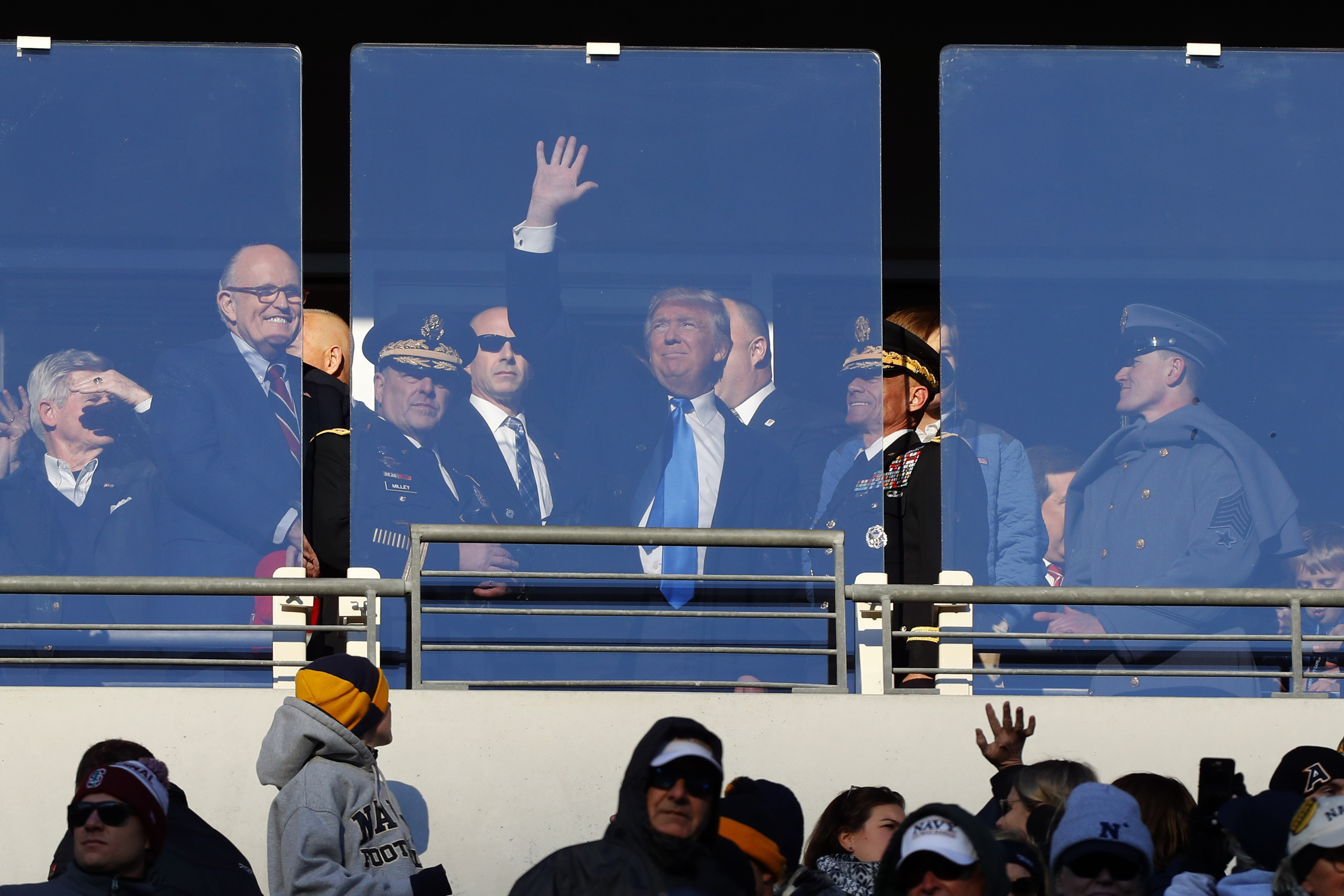President-Elect Donald Trump Attends Annual Army Navy Football Game