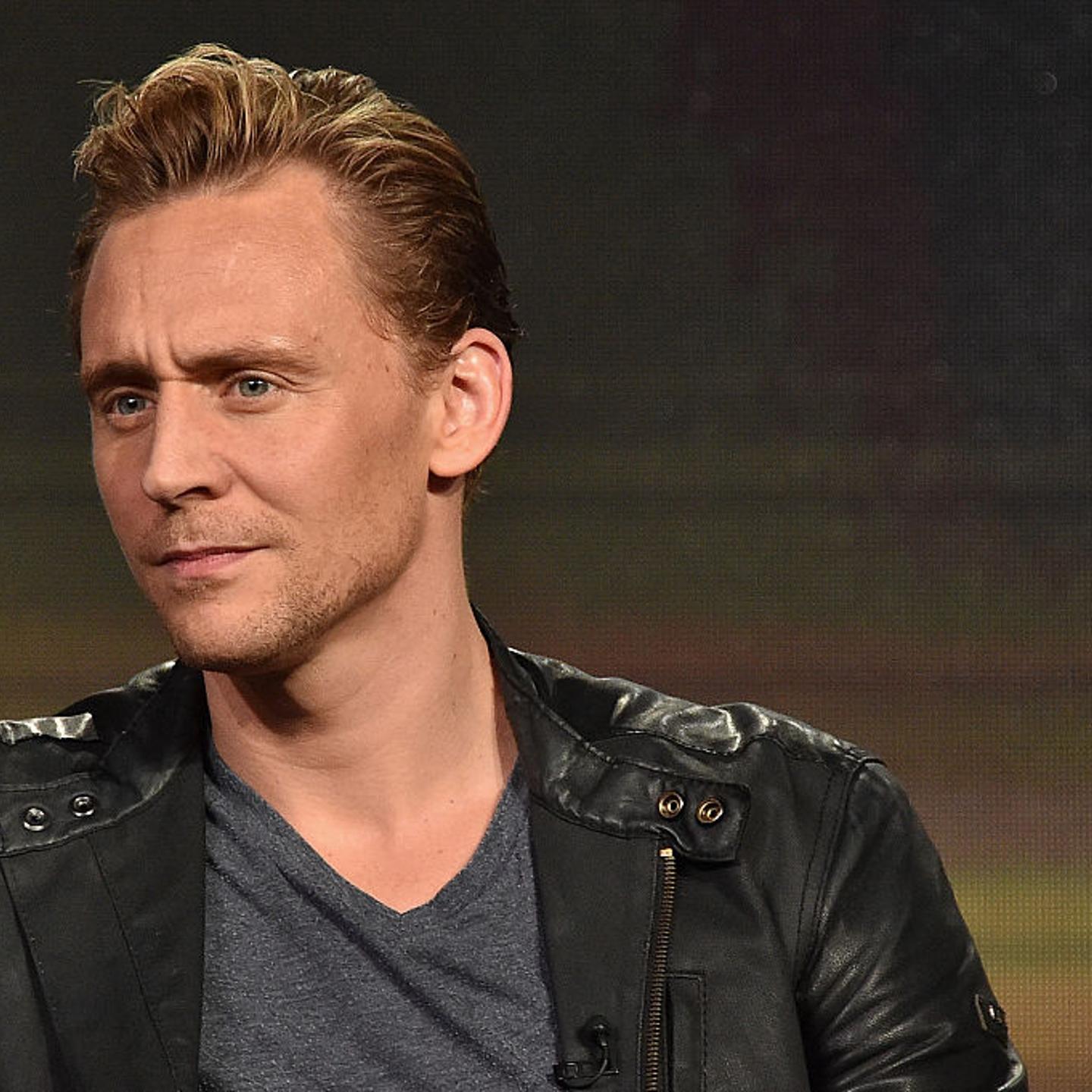 Tom Hiddleston speaks onstage during the AMC Winter TCA Press Tour 2016 at The Langham Huntington Hotel and Spa on Jan. 8, 2016 in Pasadena, California.