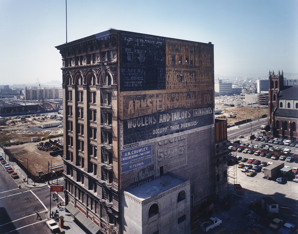 <i>Mercantile Building, c. 1903, with a view toward the Moscone Center construction site</i>, 1980
