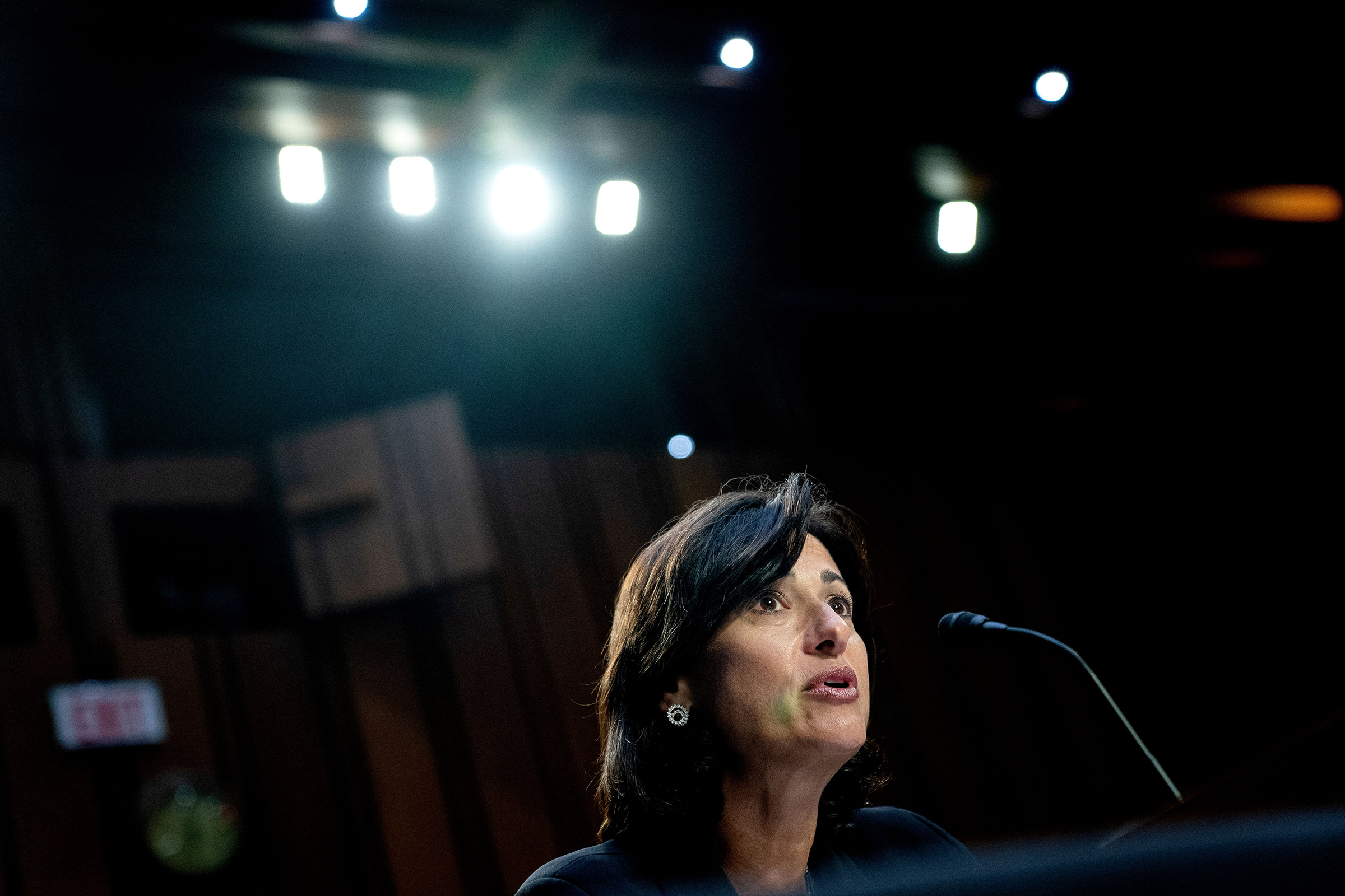 Director of the Centers for Disease Control and Prevention, Dr. Rochelle Walensky, testifies during a US Senate Health, Education, Labor and Pensions Committee hearing on stopping the spread of Monkeypox, on Capitol Hill in Washington, DC, on September 14, 2022