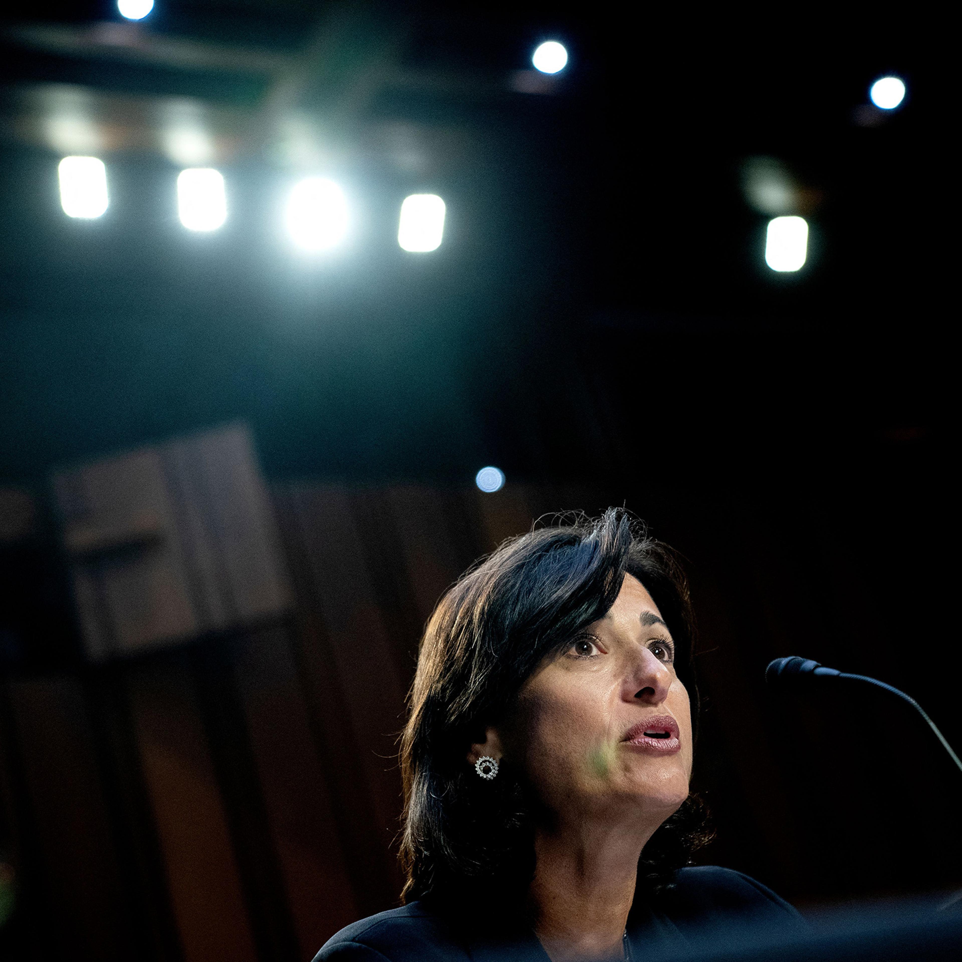 Director of the Centers for Disease Control and Prevention, Dr. Rochelle Walensky, testifies during a US Senate Health, Education, Labor and Pensions Committee hearing on stopping the spread of Monkeypox, on Capitol Hill in Washington, DC, on September 14, 2022