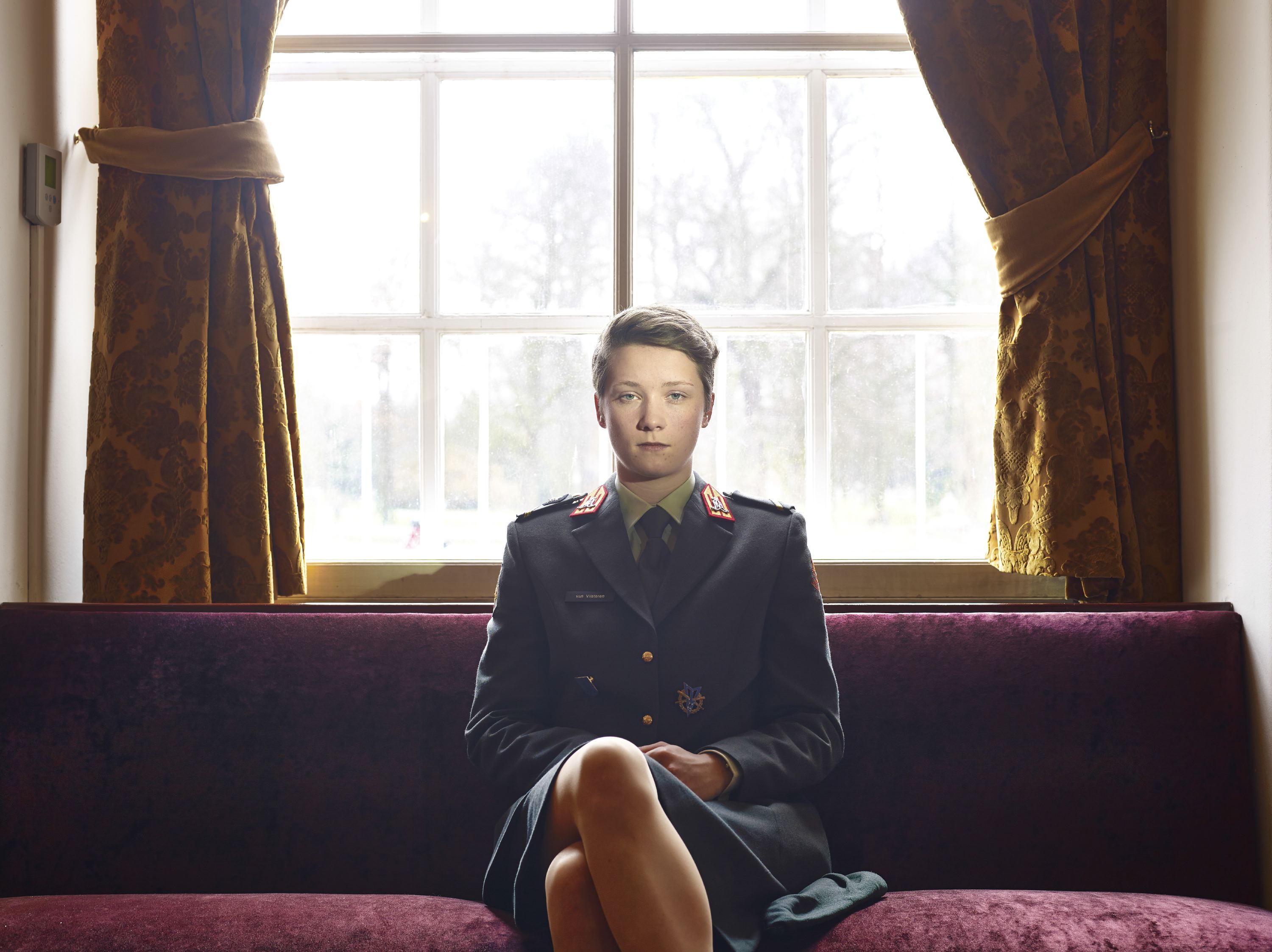Cadet van Vilsteren at The Royal Military Academy, Breda, The Netherlands, Dec. 18, 2013.