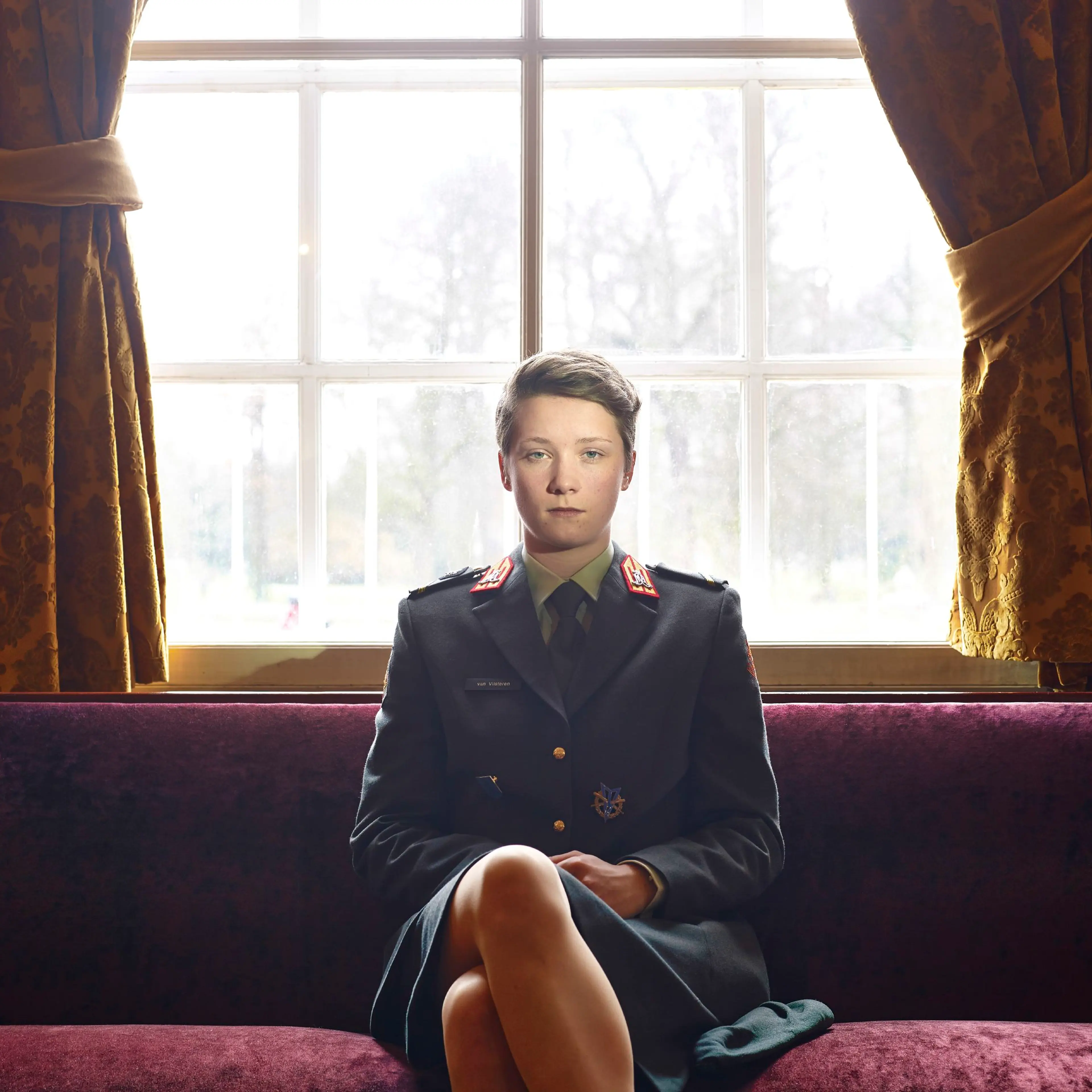 Cadet van Vilsteren at The Royal Military Academy, Breda, The Netherlands, Dec. 18, 2013.