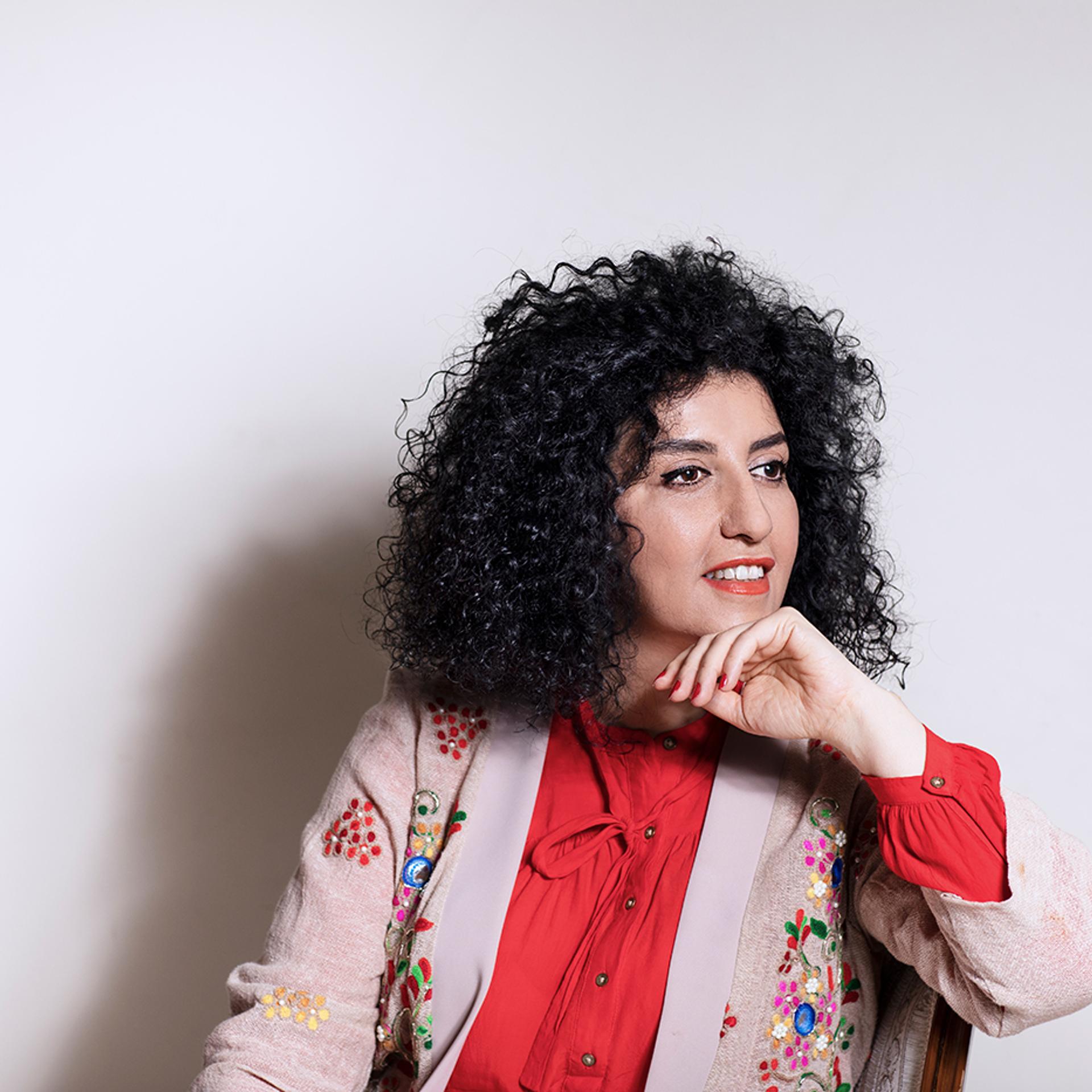 Portrait of Narges Mohammadi