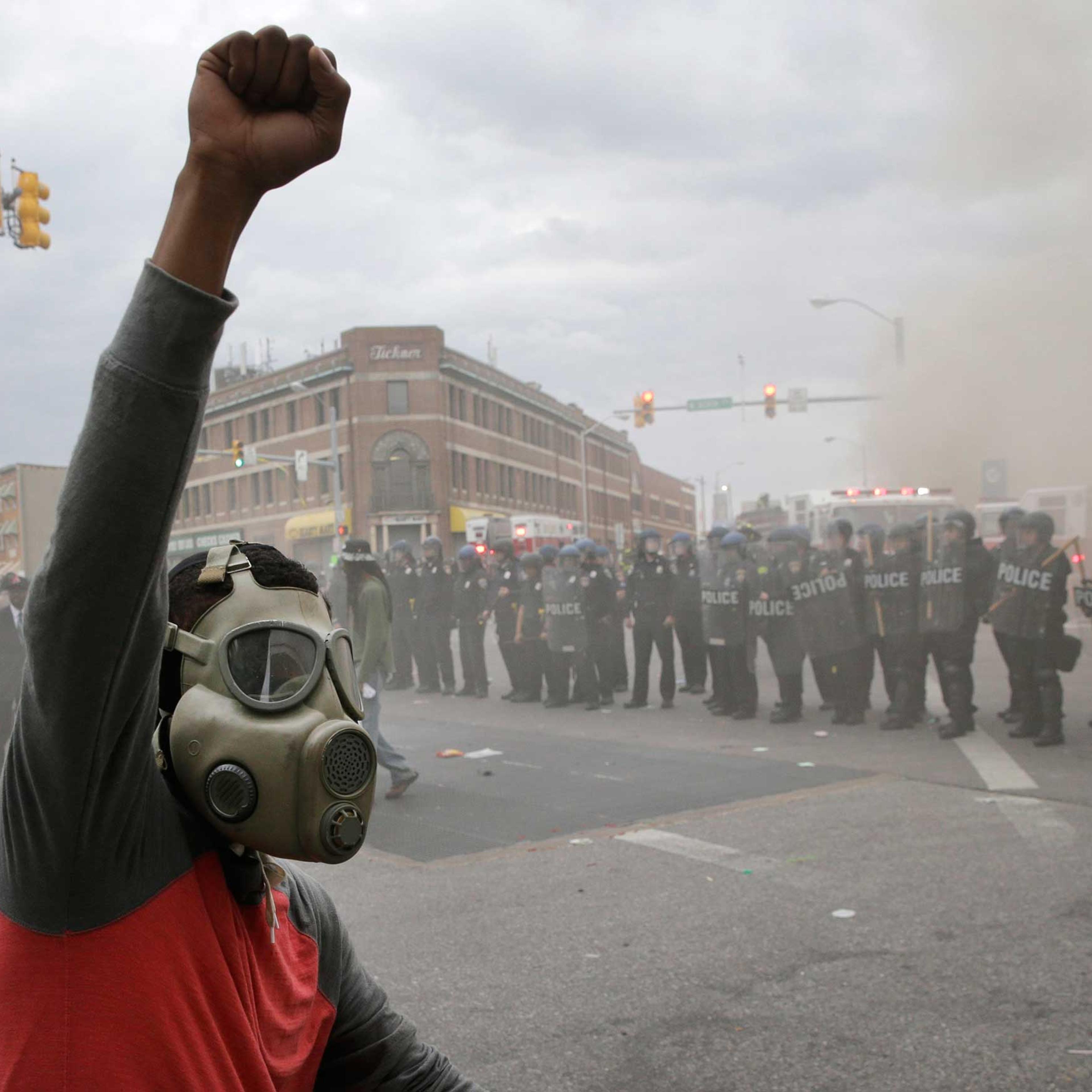 APTOPIX Suspect Dies Baltimore