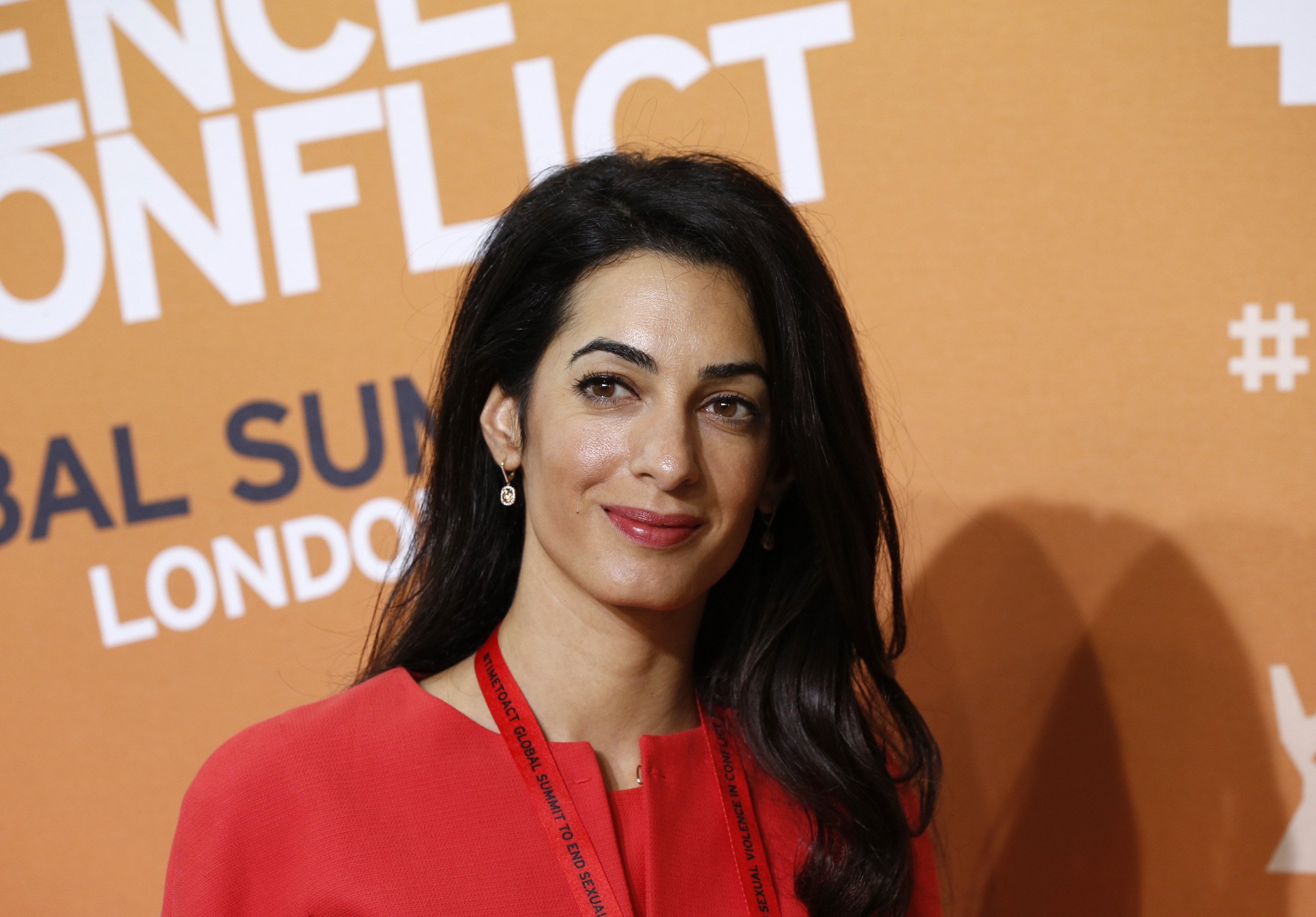 Amal Alamuddin, human rights lawyer attends the 'End Sexual Violence in Conflict' summit in London June 12, 2014.