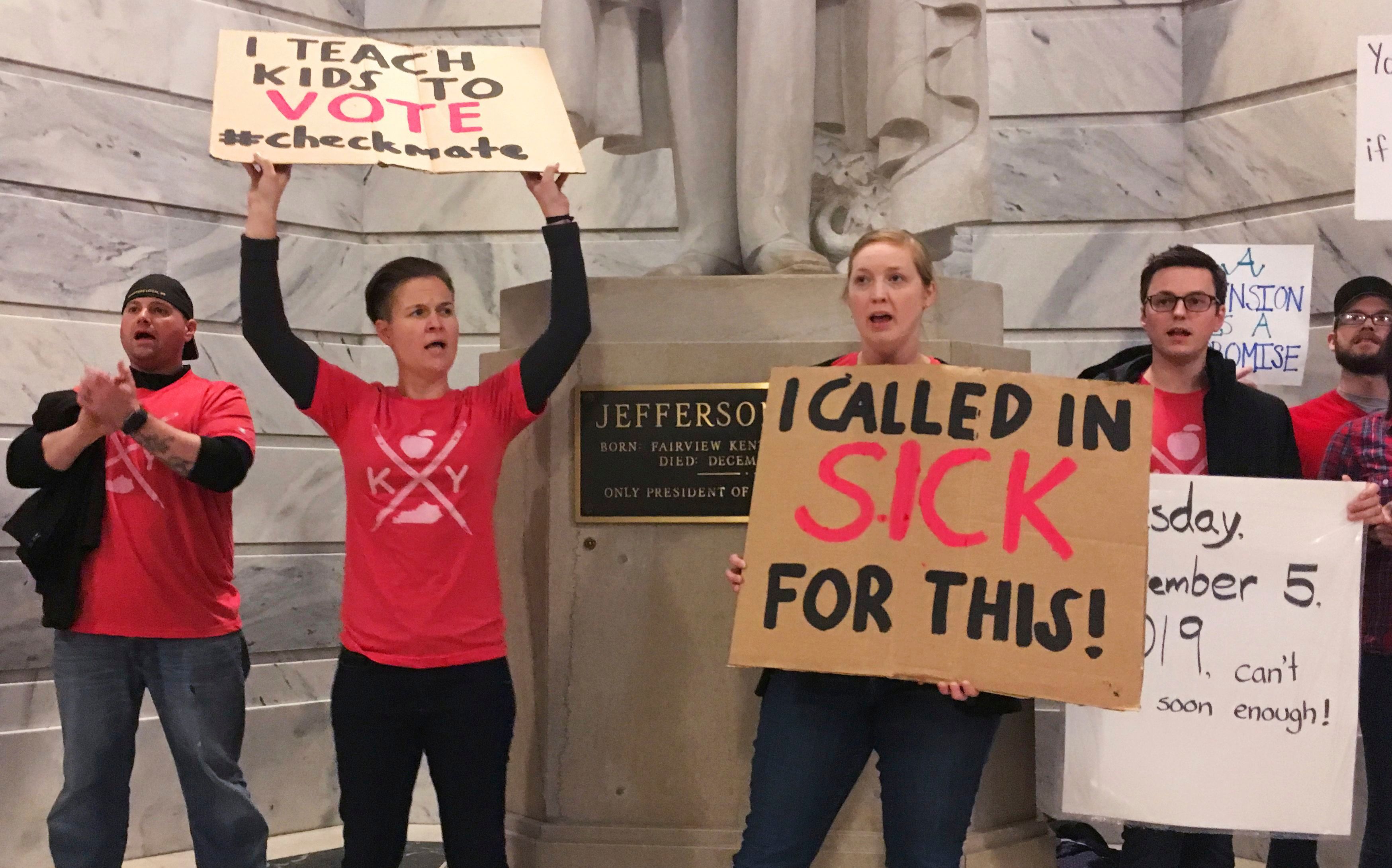 Teachers Protest, Frankfort, USA - 30 Mar 2018