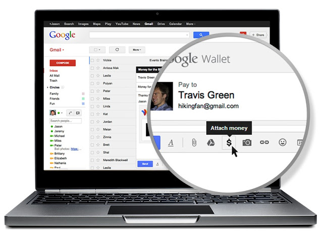 Gmail Send Money