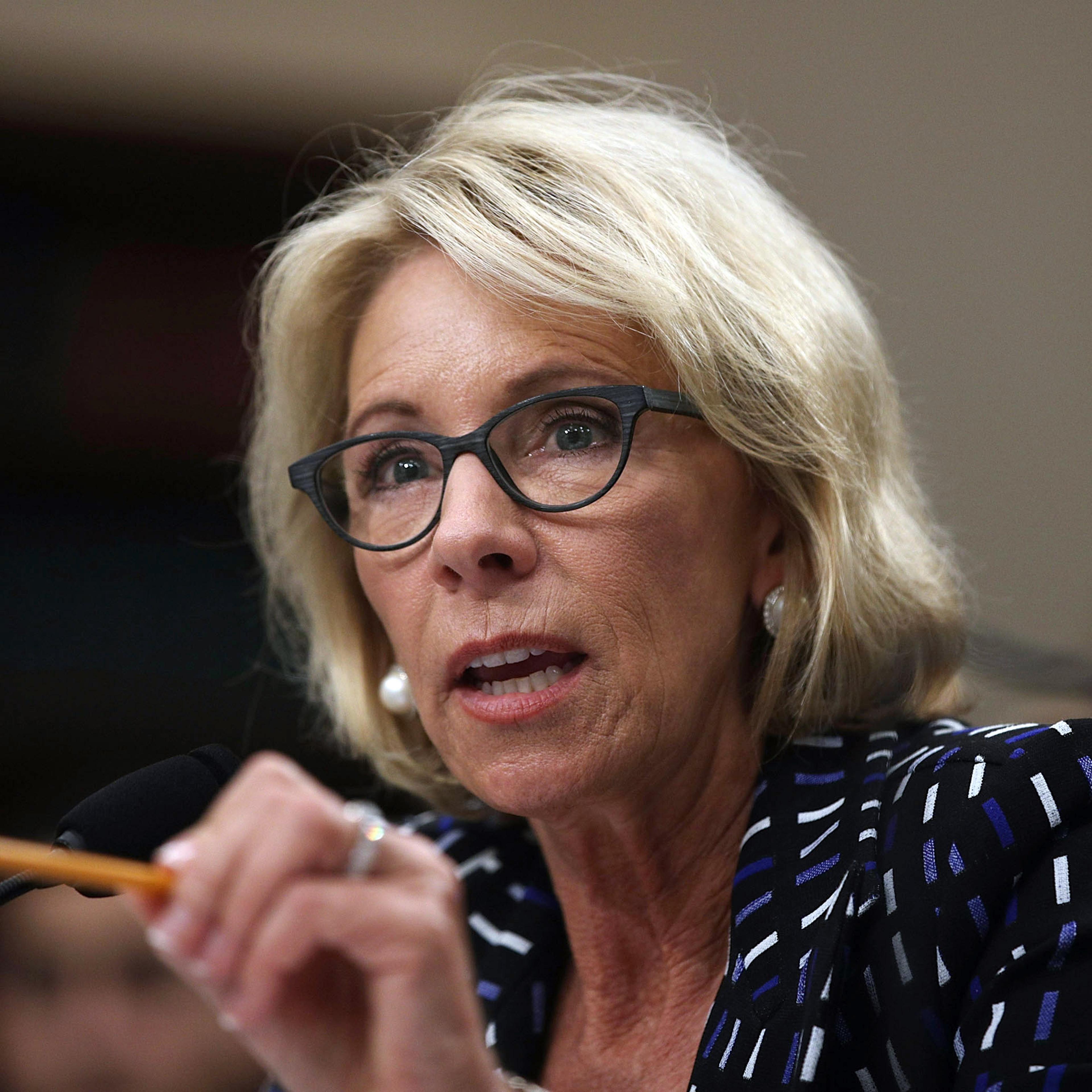 Education Secretary Betsy DeVos Testifies To House Appropriations Committee On Education Dept. Budget