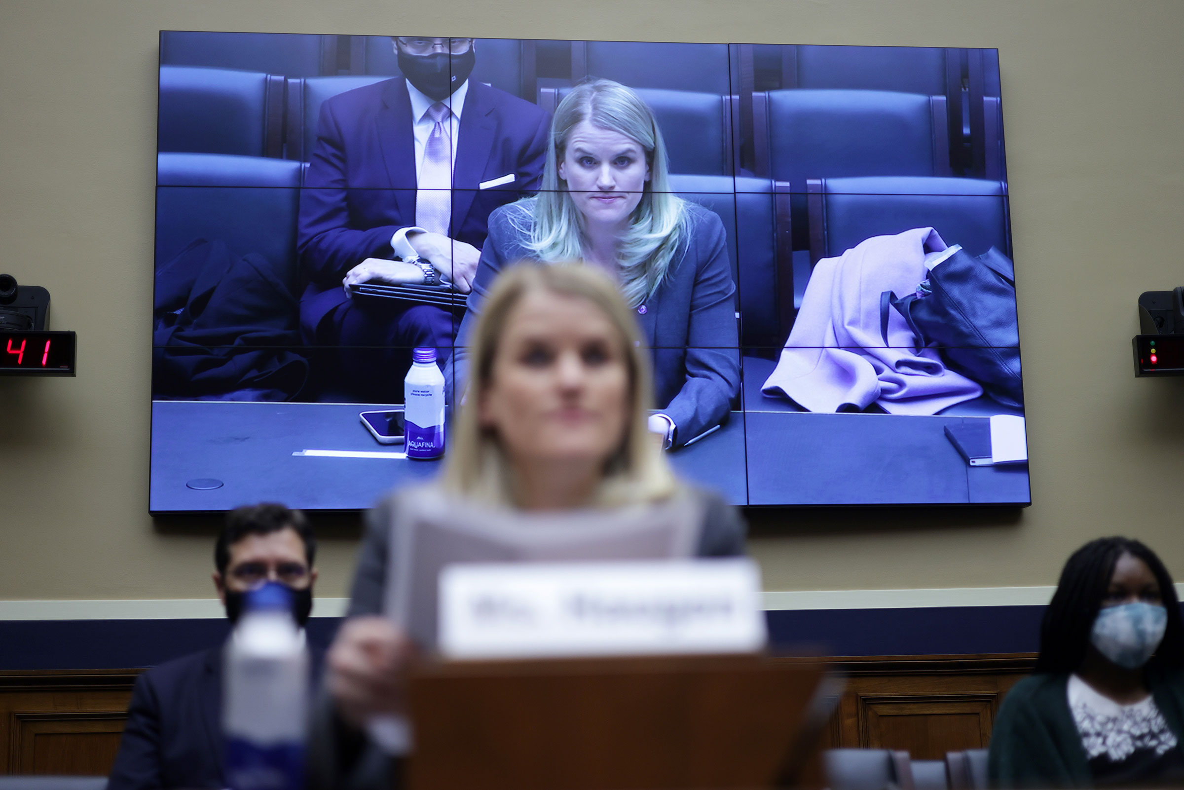 Facebook Whistleblower Frances Haugen Testifies At Senate Hearing On Big Tech