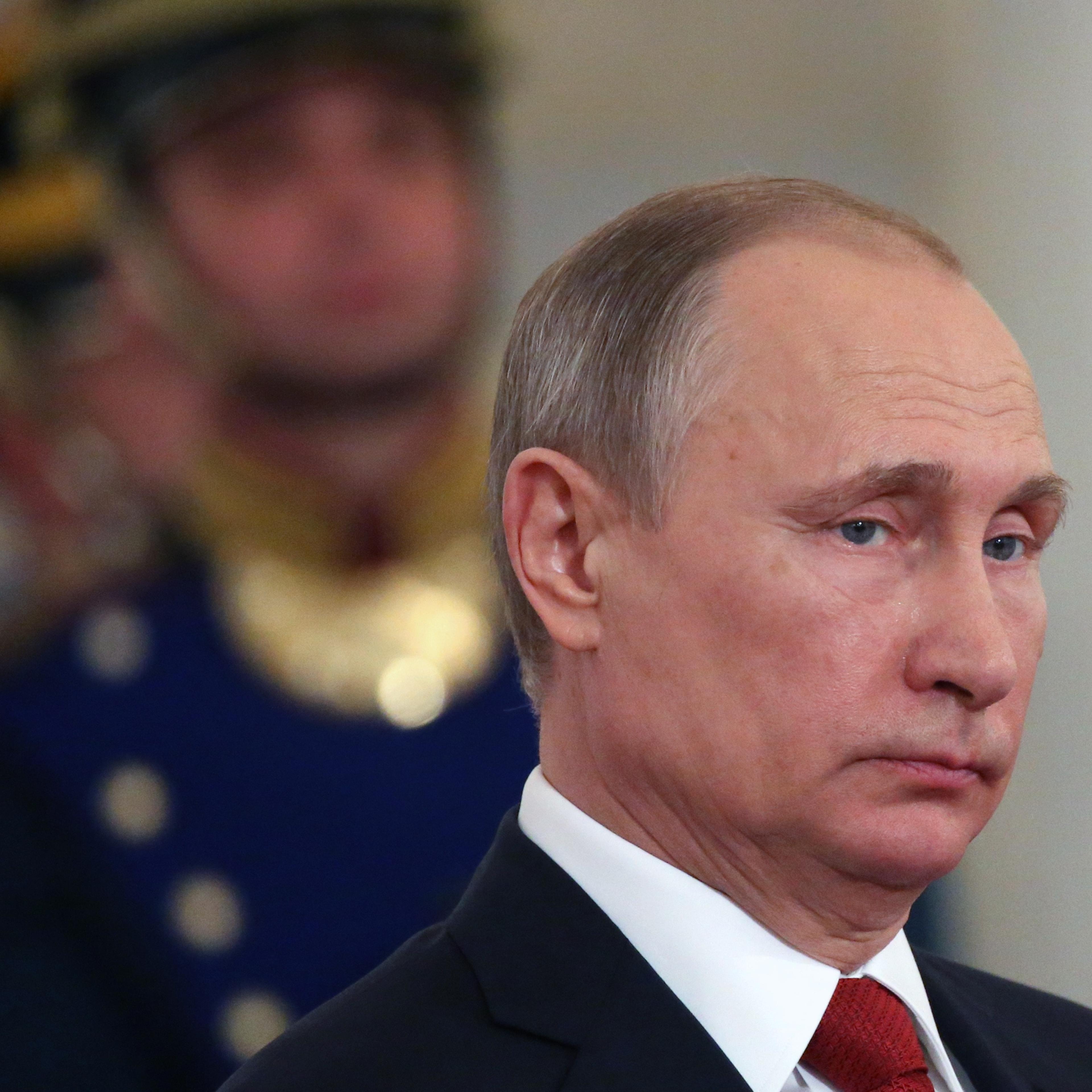 Russian President Vladimir Putin attends the State Awards Ceremony at the Kremlin