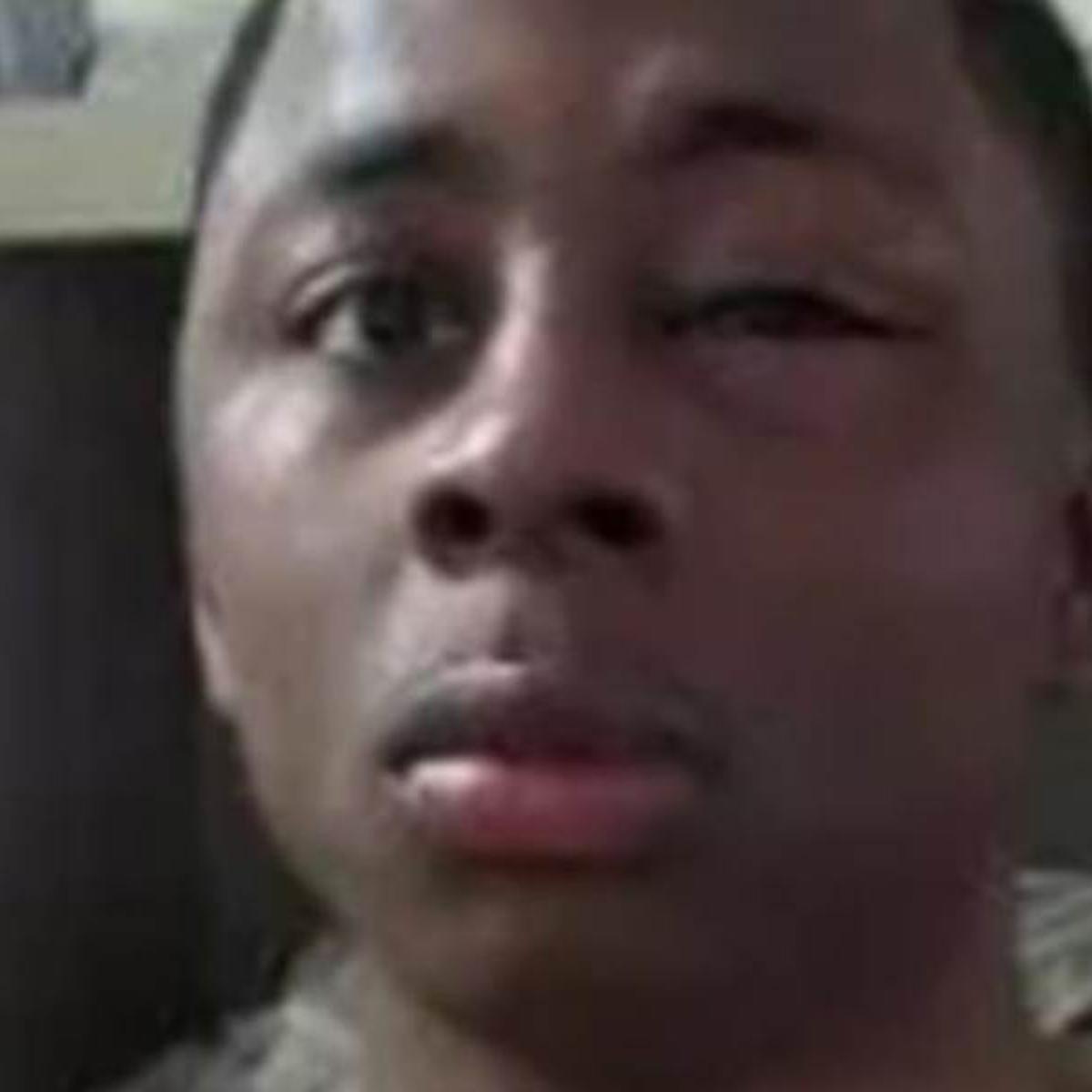 This photo was allegedly taken inside a Georgia correctional facility and posted on Facebook. The aunt of the man shown in the picture, Cortez Berry, said the family got a phone call when it turned up on the social media site. She sent a screenshot to NBC News. Berry was 17 at the time the photo was taken.