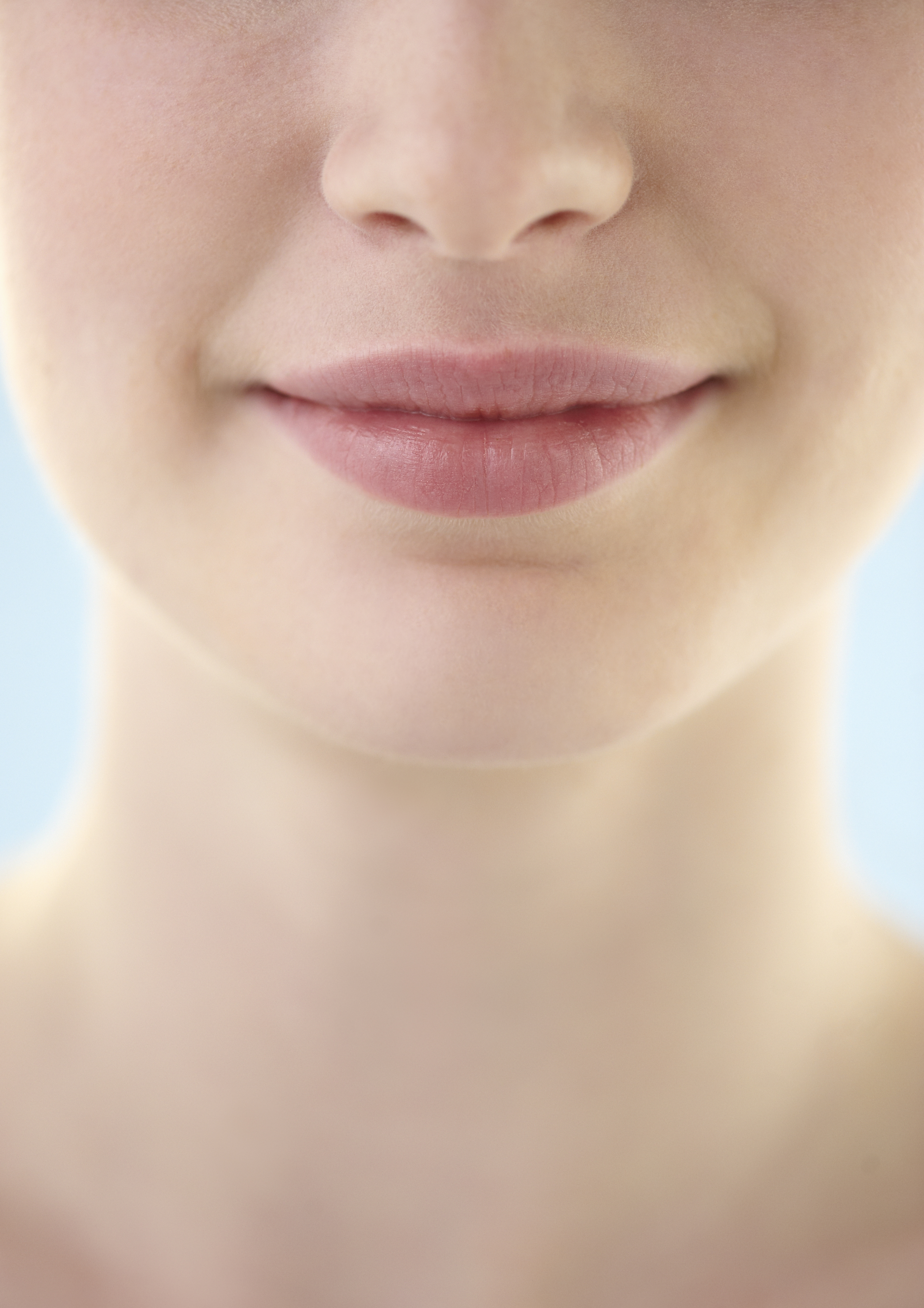 Mouth and nose close up
