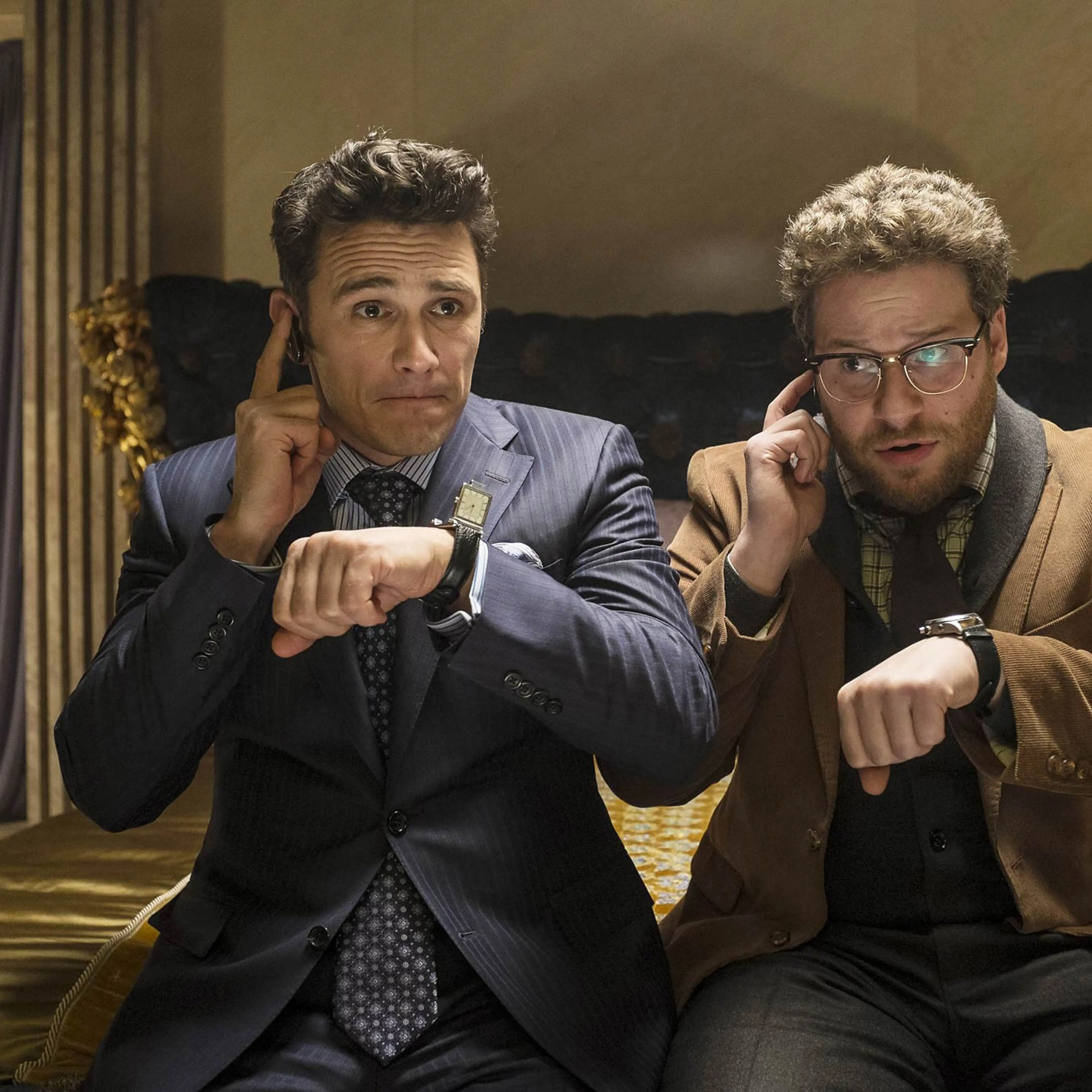James Franco and Seth Rogen