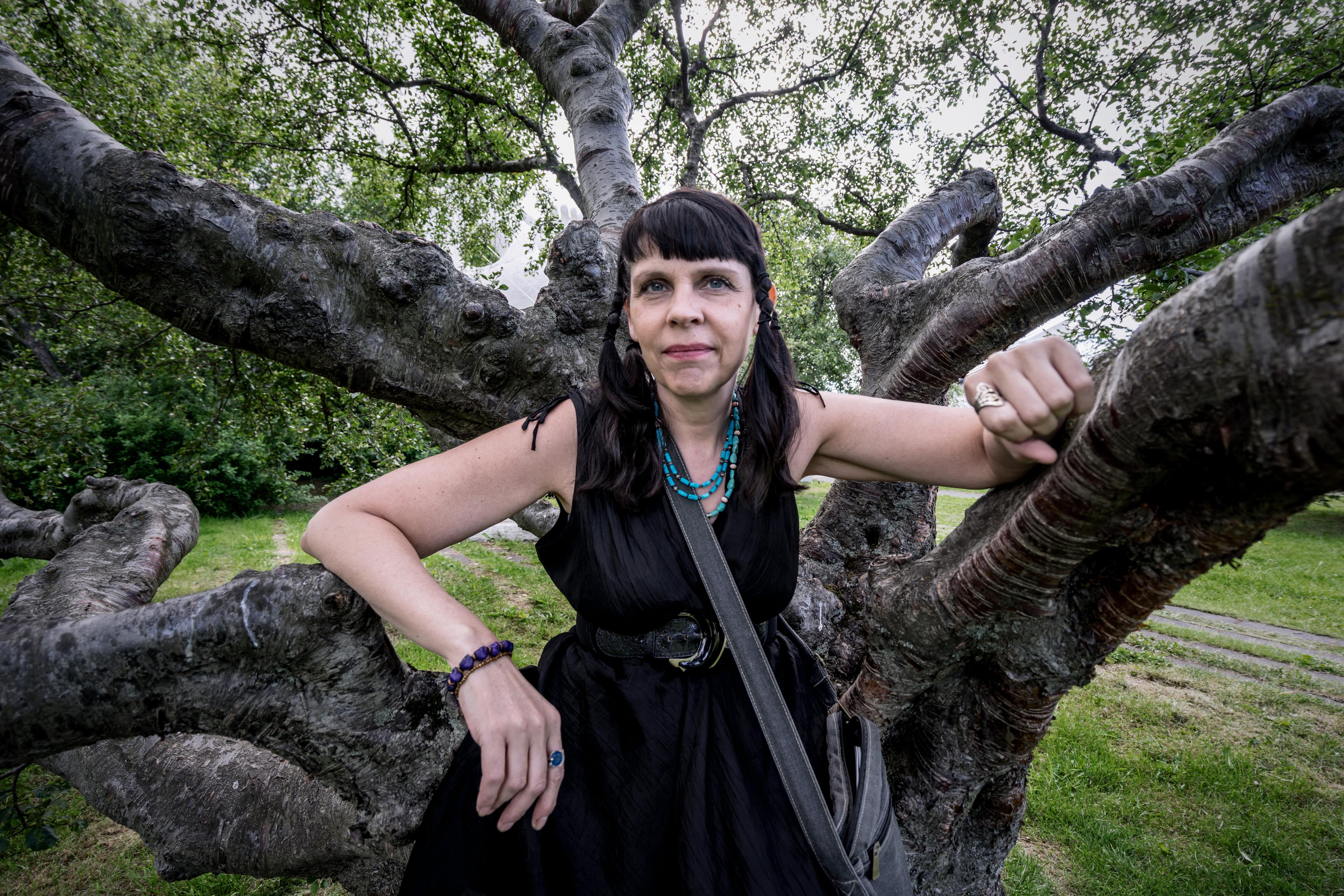 Iceland MP Birgitta Jonsdottir at Home