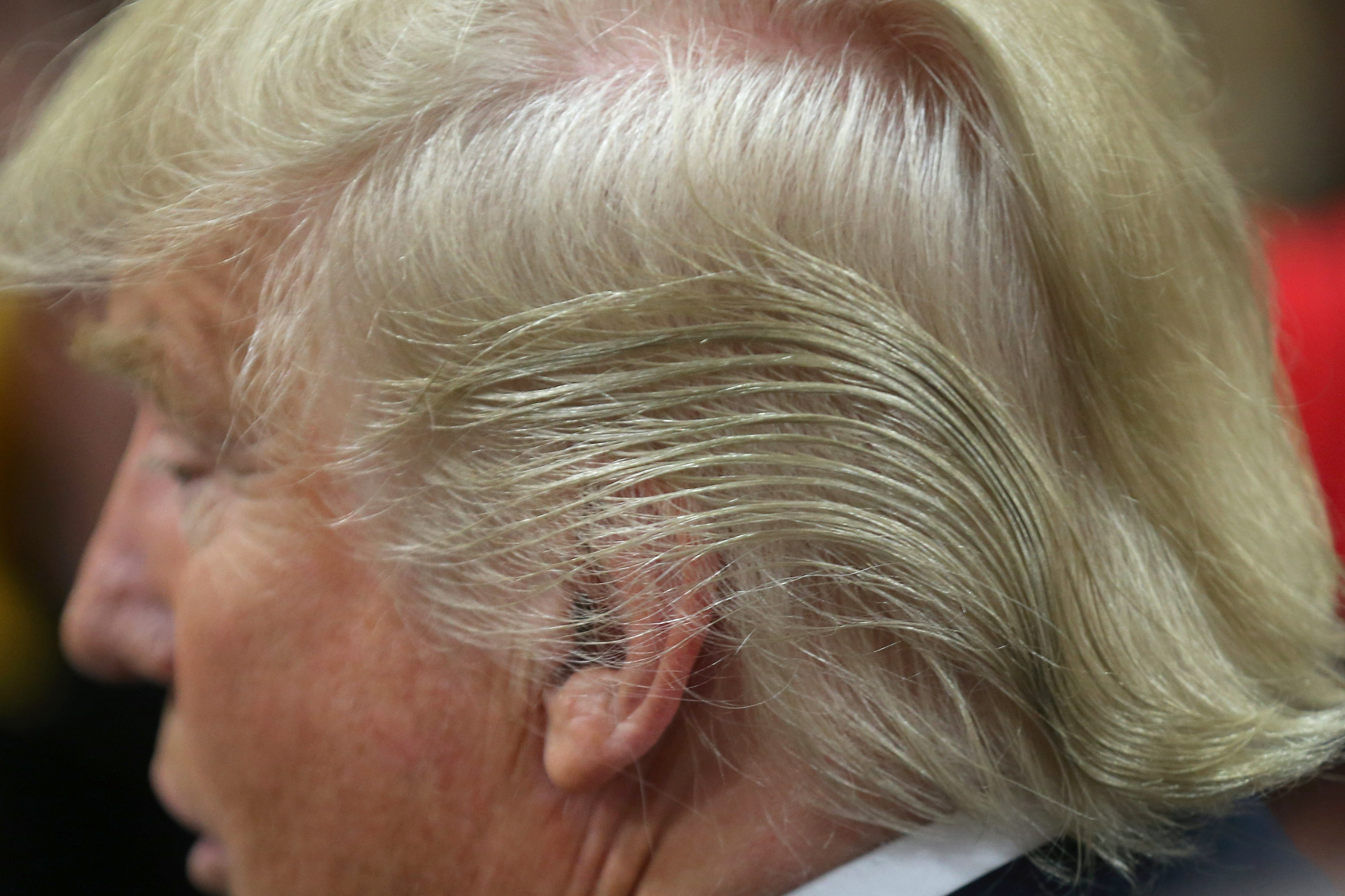 Donald Trump Campaigns In Western Iowa Day Before State's Caucus