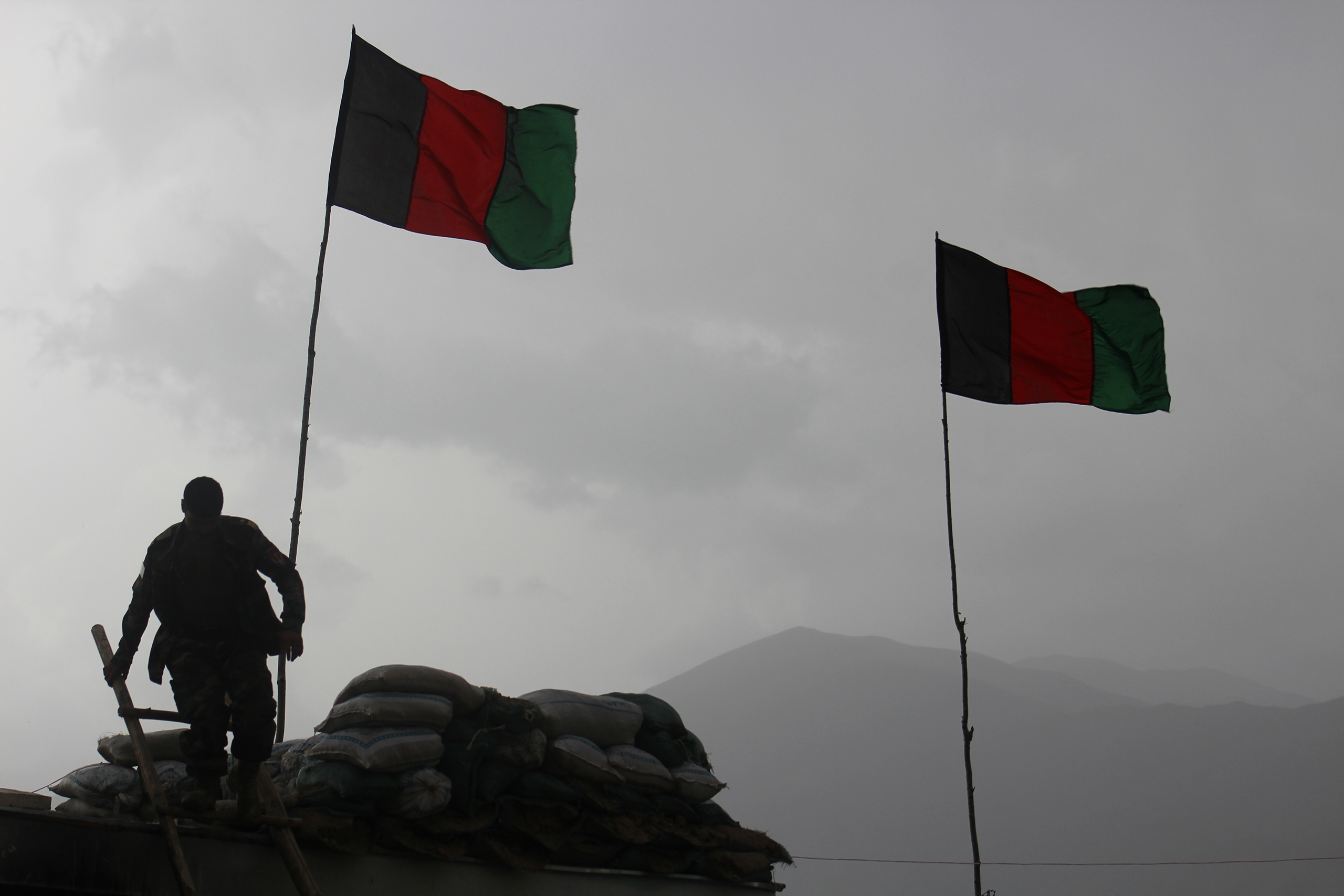 A Afghan National Security Force soldier in Badakhshan Province on May 19, 2106.