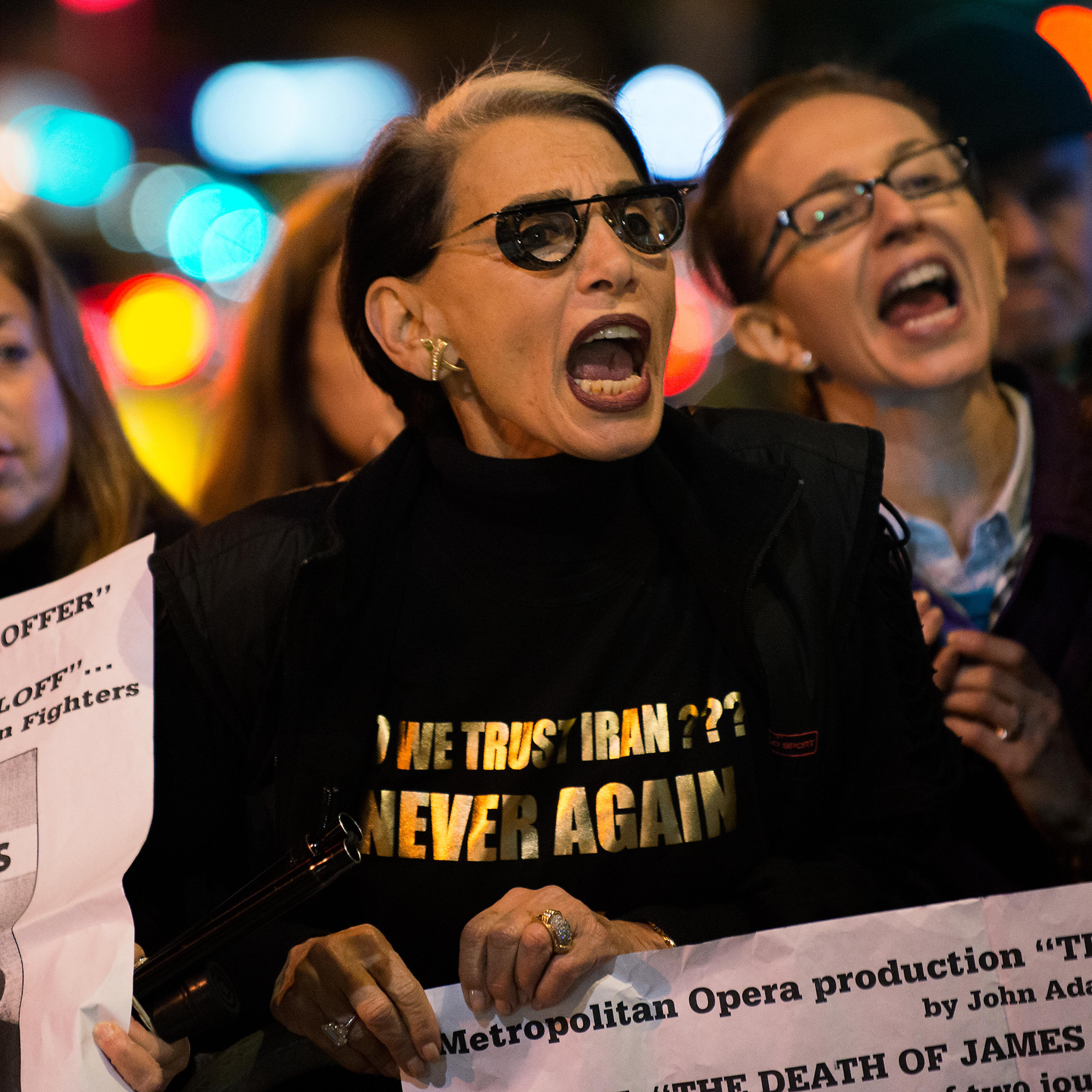 Protestors Hold Vigil, Rally Condemning "Klinghoffer" Opera Outside Lincoln Center
