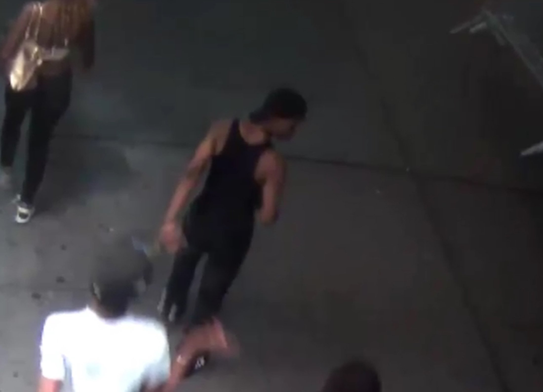 New York Police released a video of a man, seen in this still image taken from that video, suspected of setting fire to a traditionally-dressed Muslim woman as she window shopped on Park Avenue, in New York, Sept. 13, 2016.