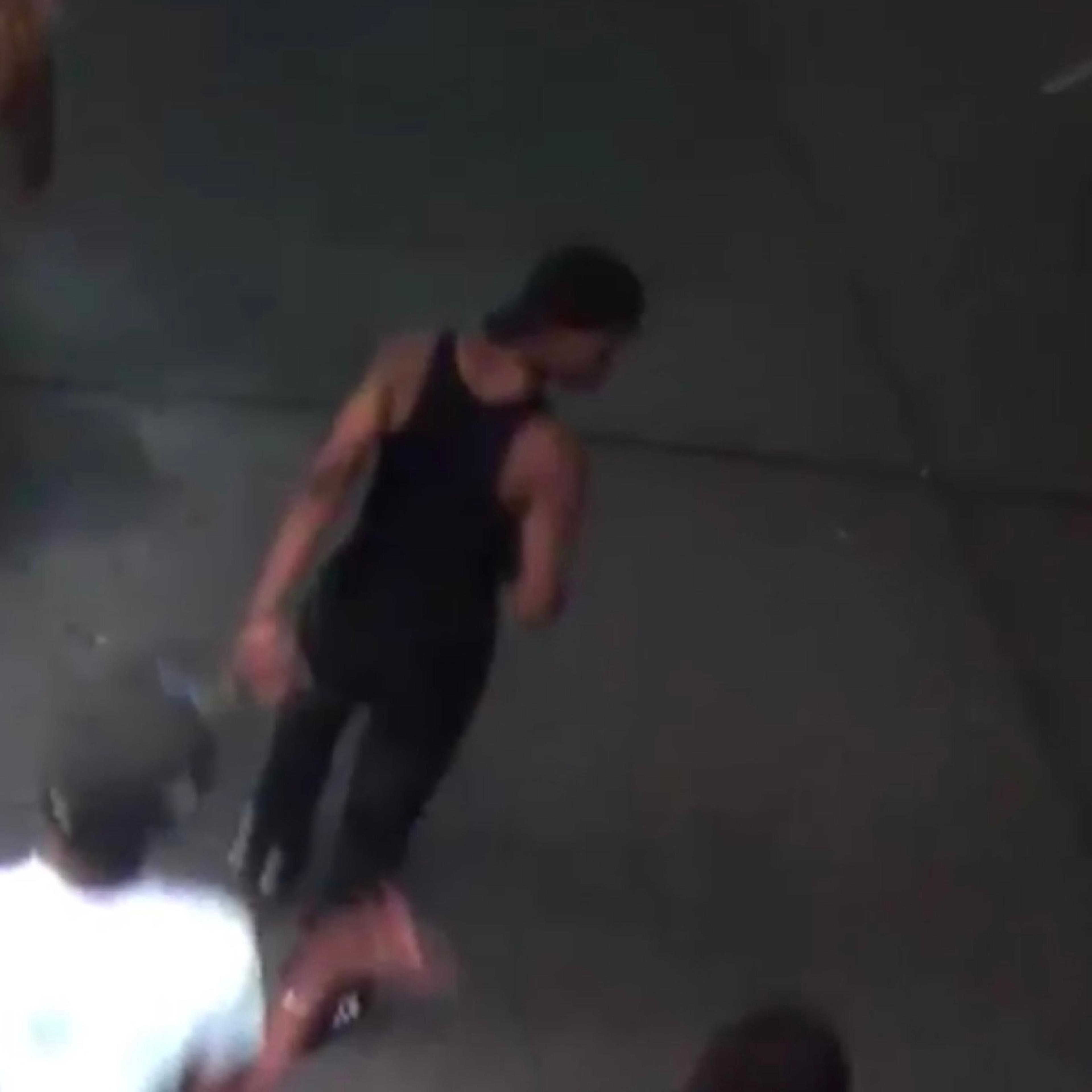 New York Police released a video of a man, seen in this still image taken from that video, suspected of setting fire to a traditionally-dressed Muslim woman as she window shopped on Park Avenue, in New York, Sept. 13, 2016.