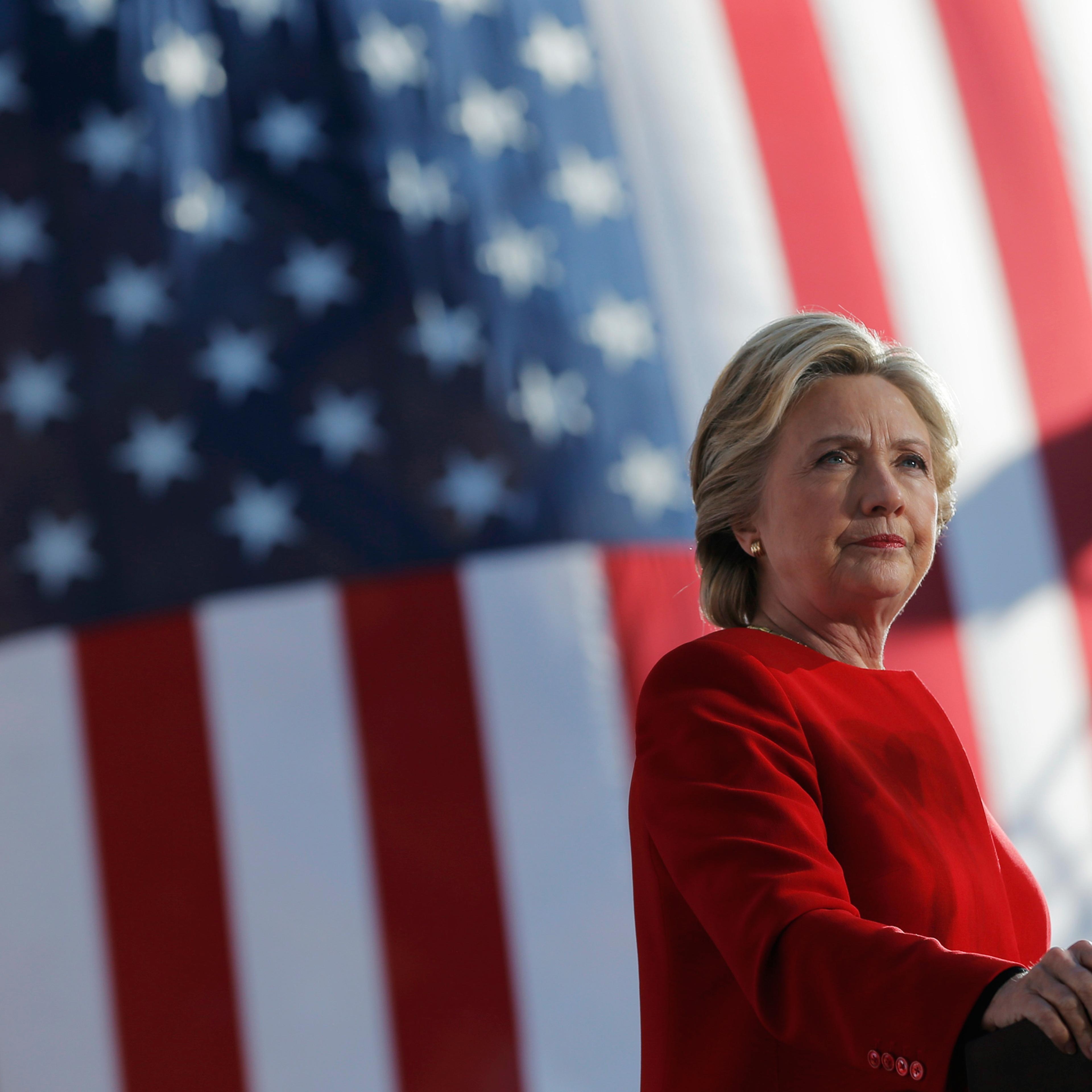 U.S. Democratic presidential nominee Hillary Clinton speaks at a campaign rally in Pittsburgh, Pennsylvania, U.S. November 7, 2016, the final day of campaigning before the election. REUTERS/Brian Snyder - RTX2SDF2