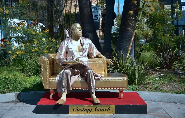 Gold Harvey Weinstein Casting Couch Statue